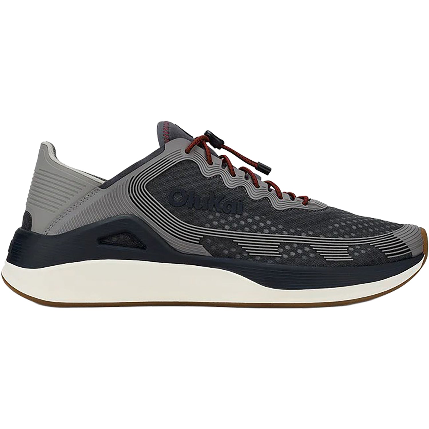 Mens Olukai Men's Olukai Ahi Rock Ash Mesh Rock Ash Mesh