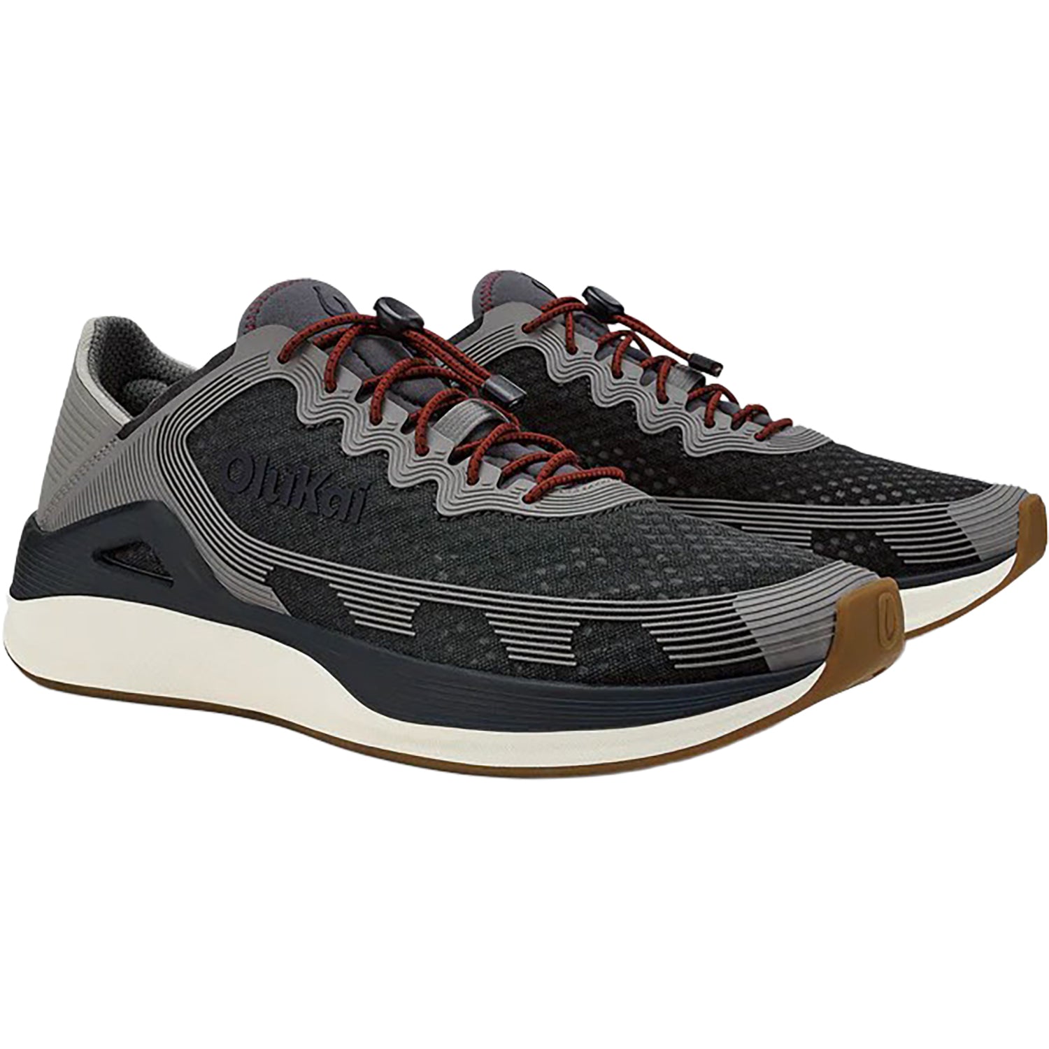 Mens Olukai Men's Olukai Ahi Rock Ash Mesh Rock Ash Mesh