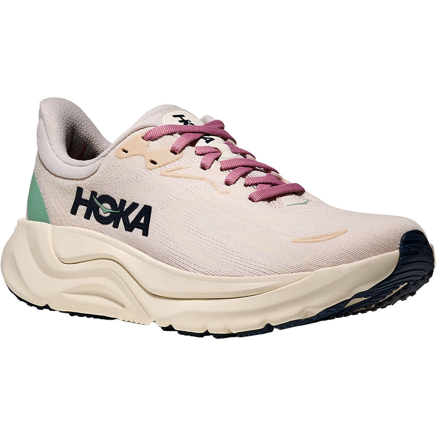 Womens Hoka one one Women's Hoka Arahi 8 Rose Cream/Alabaster Rose Cream/Alabaster