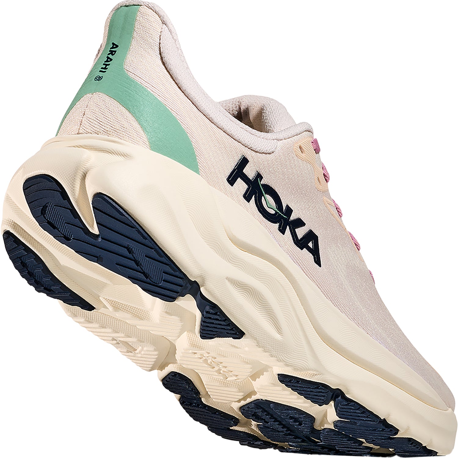 Womens Hoka one one Women's Hoka Arahi 8 Rose Cream/Alabaster Rose Cream/Alabaster