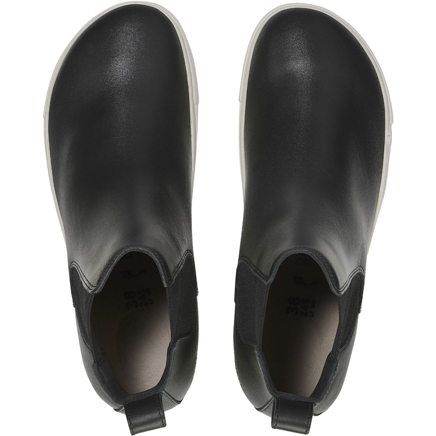 Womens Birkenstock Women's Birkenstock Bend Chelsea Black Leather Black Leather