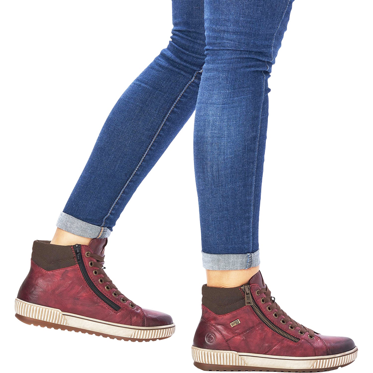 Womens Remonte Women's Remonte D0772-35 Maditta 72 Chianti/Moro/Burgundy Leather Chianti/Moro/Burgundy Leather