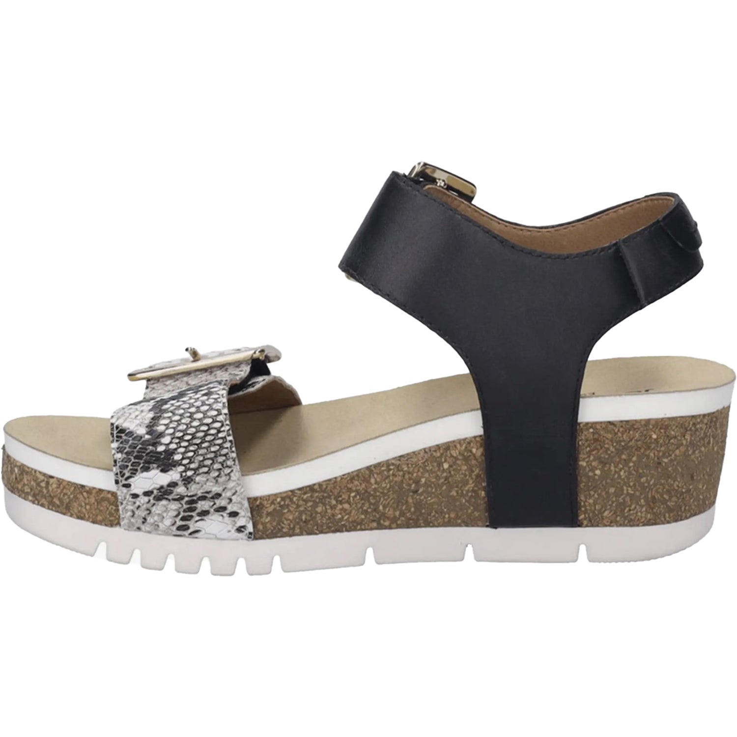 Womens Josef seibel Women's Josef Seibel Quinn 02 Black Snake Black Snake