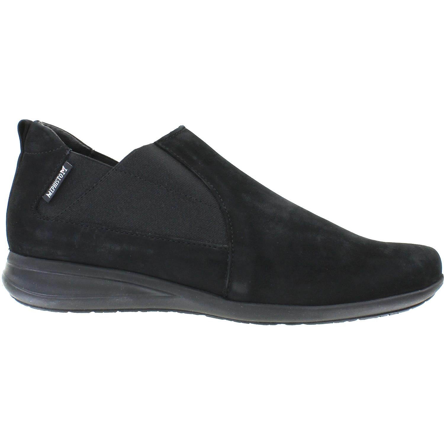Womens Mephisto Women's Mephisto Nellie Black Bucksoft Nubuck Black Bucksoft Nubuck