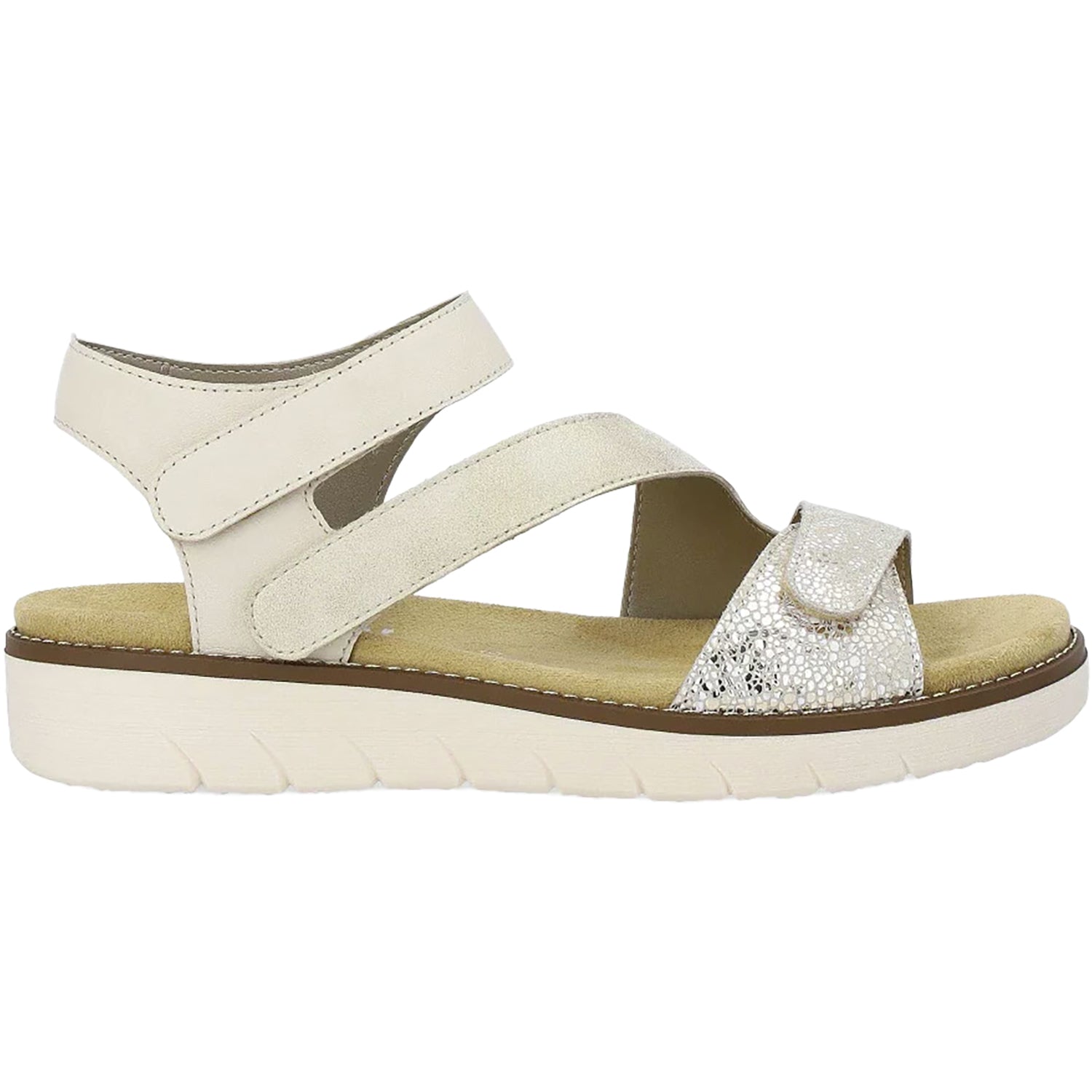 Womens Remonte Women's Remonte D2050-61 Jocelyn 50 Weissgold/Muschel Leather Weissgold/Muschel Leather