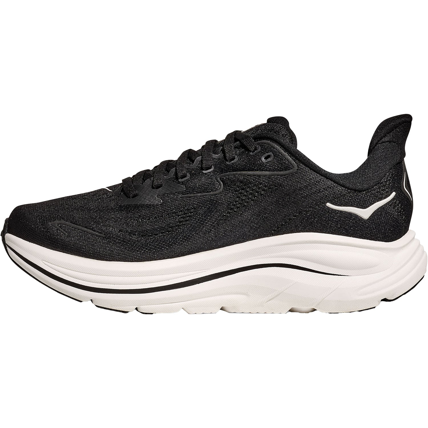 Mens Hoka one one Men's Hoka Clifton 10 Black/White Black/White