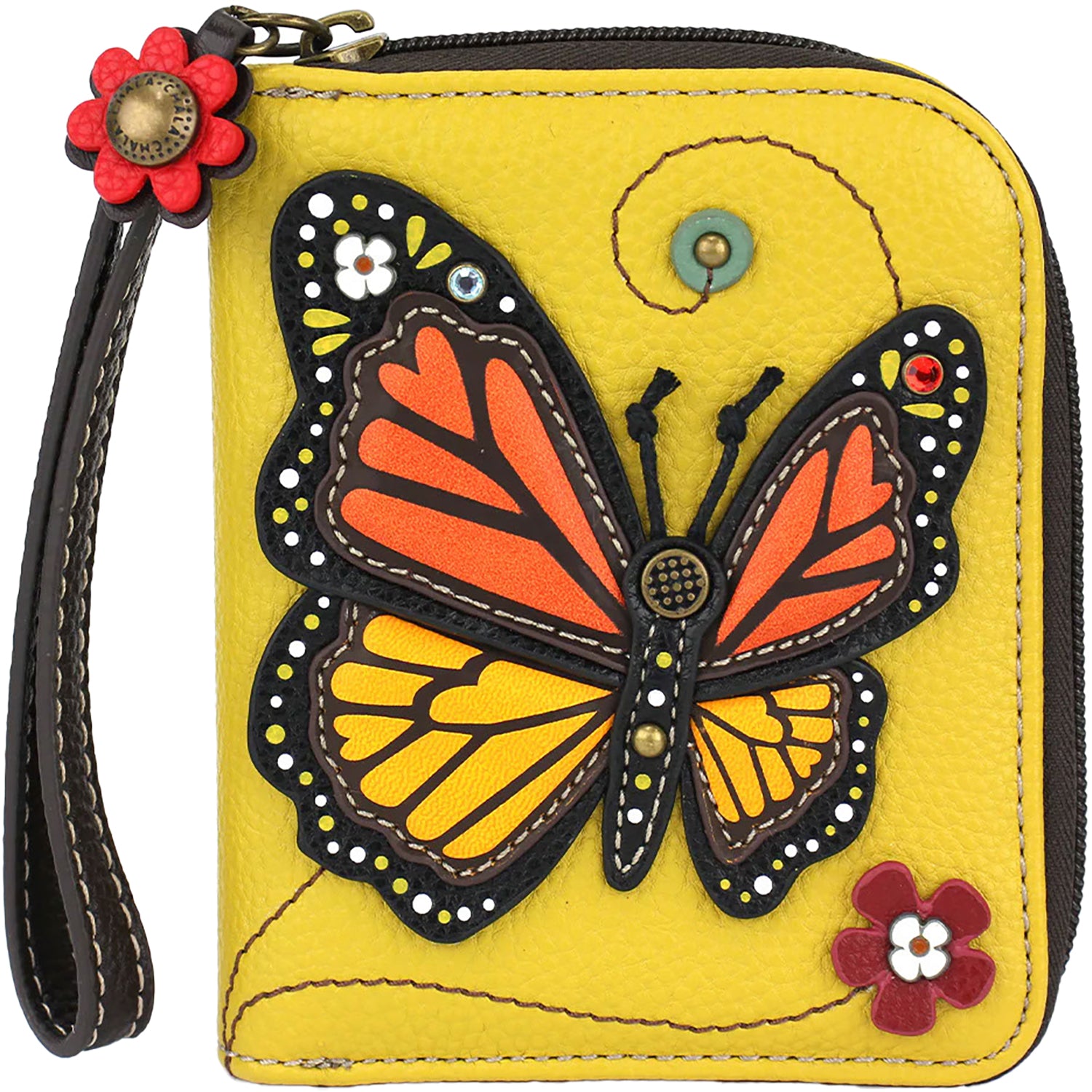 Unisex Chala Chala Zip-Around Wallet Monarch Mustard Monarch Mustard