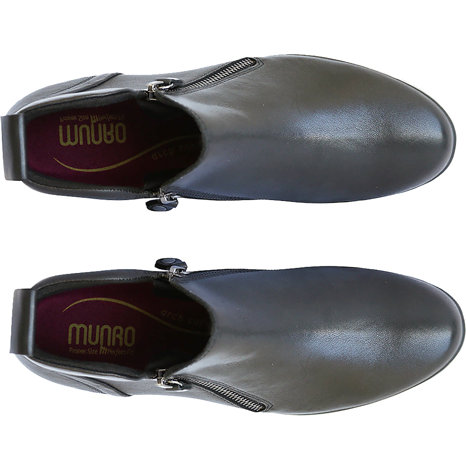 Womens Munro Women's Munro Neko Black Leather Black Leather