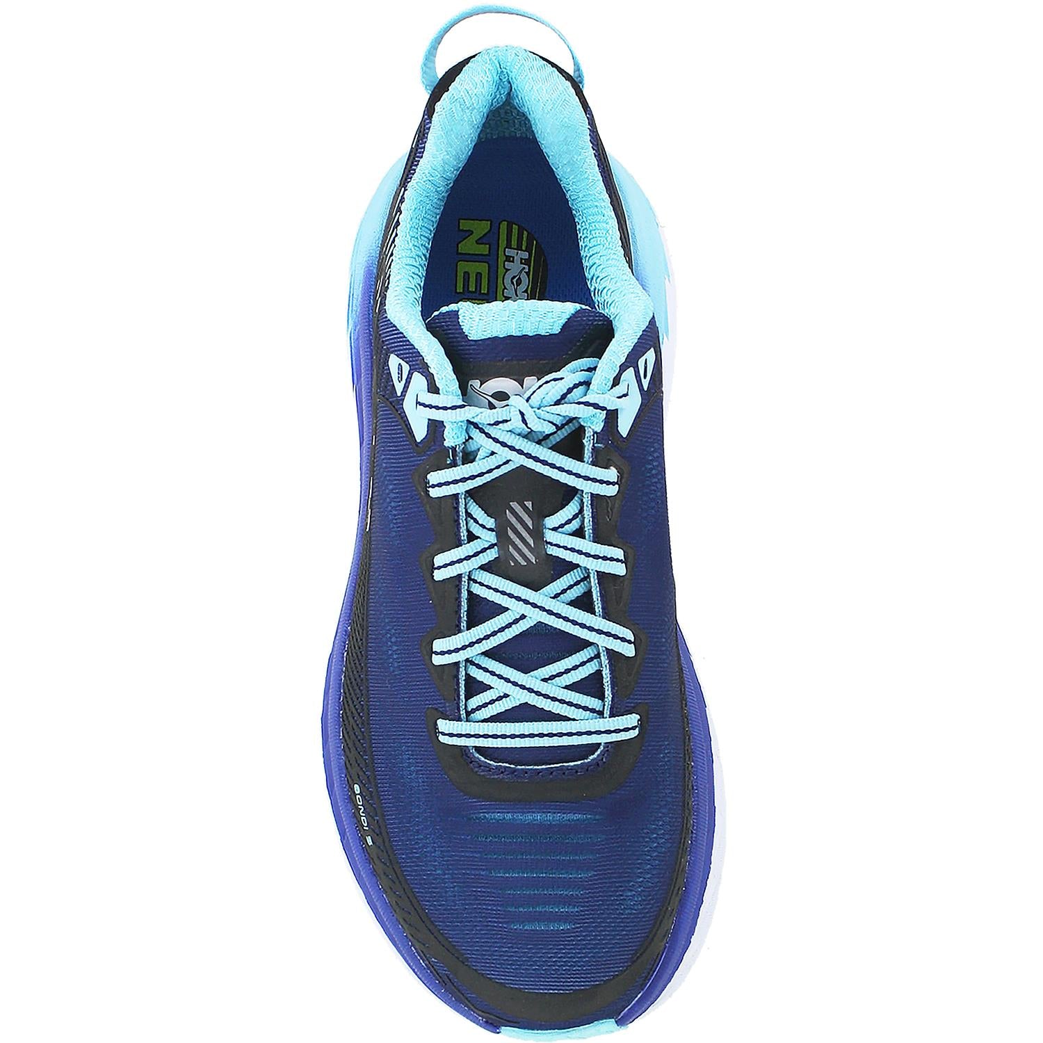 Womens Hoka one one Women's Hoka One One Bondi 5 Medieval Blue/Blue Radiance Mesh Medieval Blue/Blue Radiance Mesh