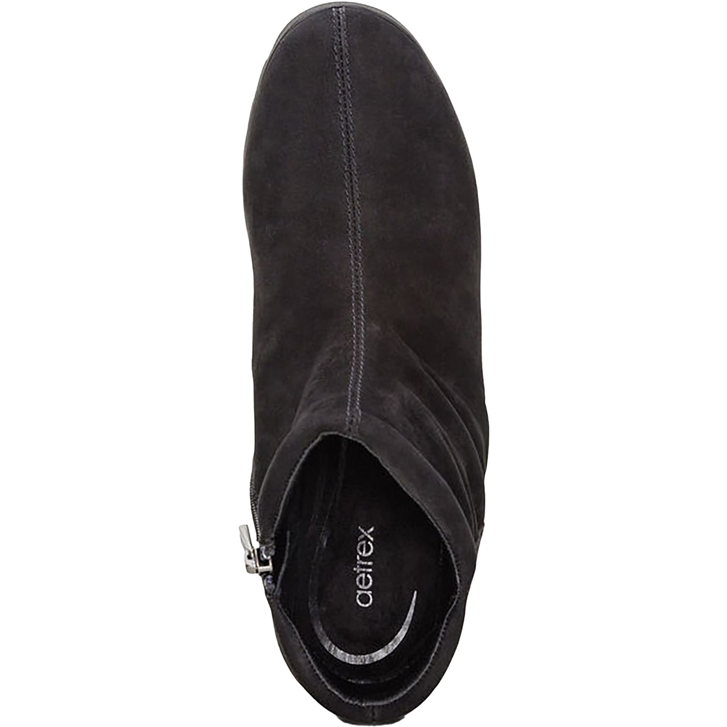 Womens Aetrex Women's Aetrex Zoey Black Nubuck Black Nubuck