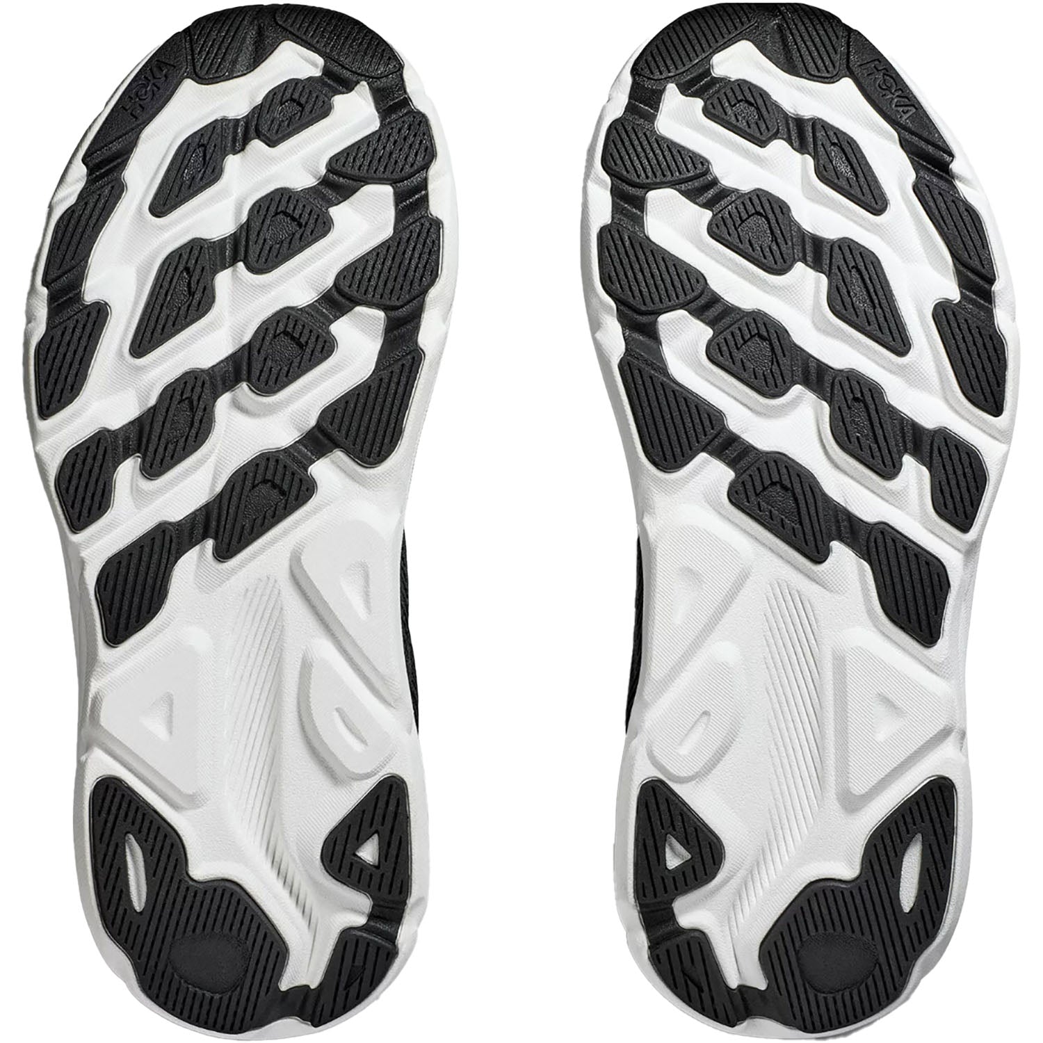 Womens Hoka one one Women's Hoka Clifton 9 Black/White Mesh Black/White Mesh