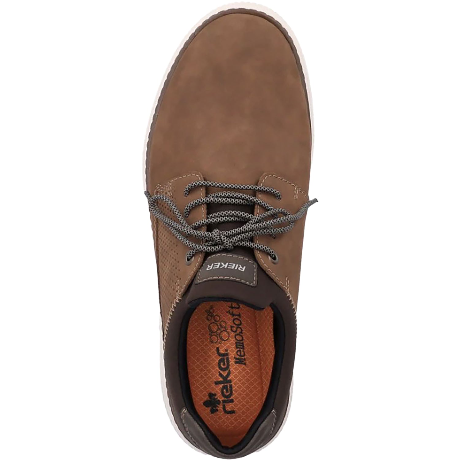 Mens Rieker Men's Rieker B3355-24 Brown/Schoko/Braun Leather/Nubuck Brown/Schoko/Braun Leather/Nubuck