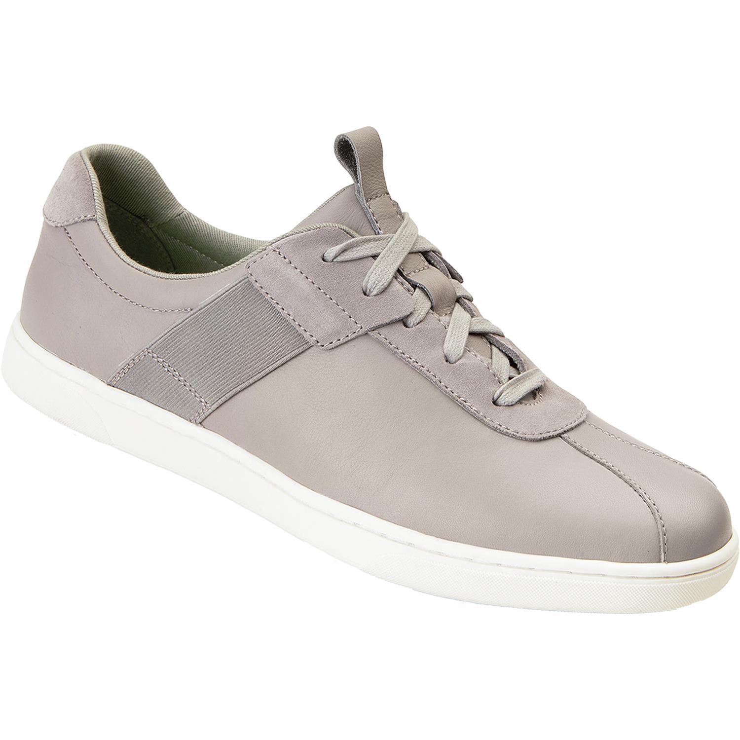 Mens Vionic Men's Vionic Lono Light Grey Leather Light Grey Leather