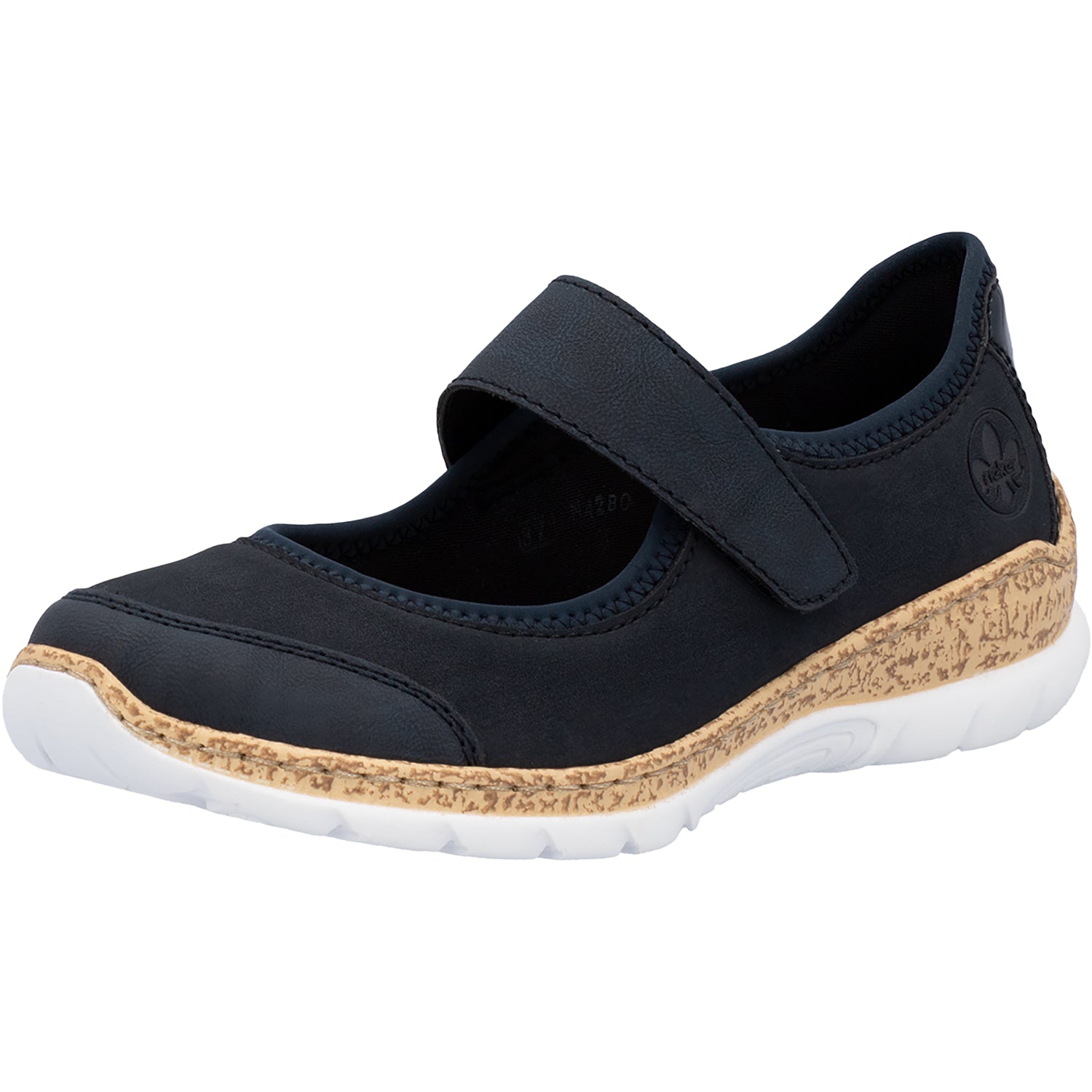 Womens Rieker Women's Rieker N42B0-14 Pazifik/Pazifik Synthetic Stretch Nubuck Pazifik/Pazifik