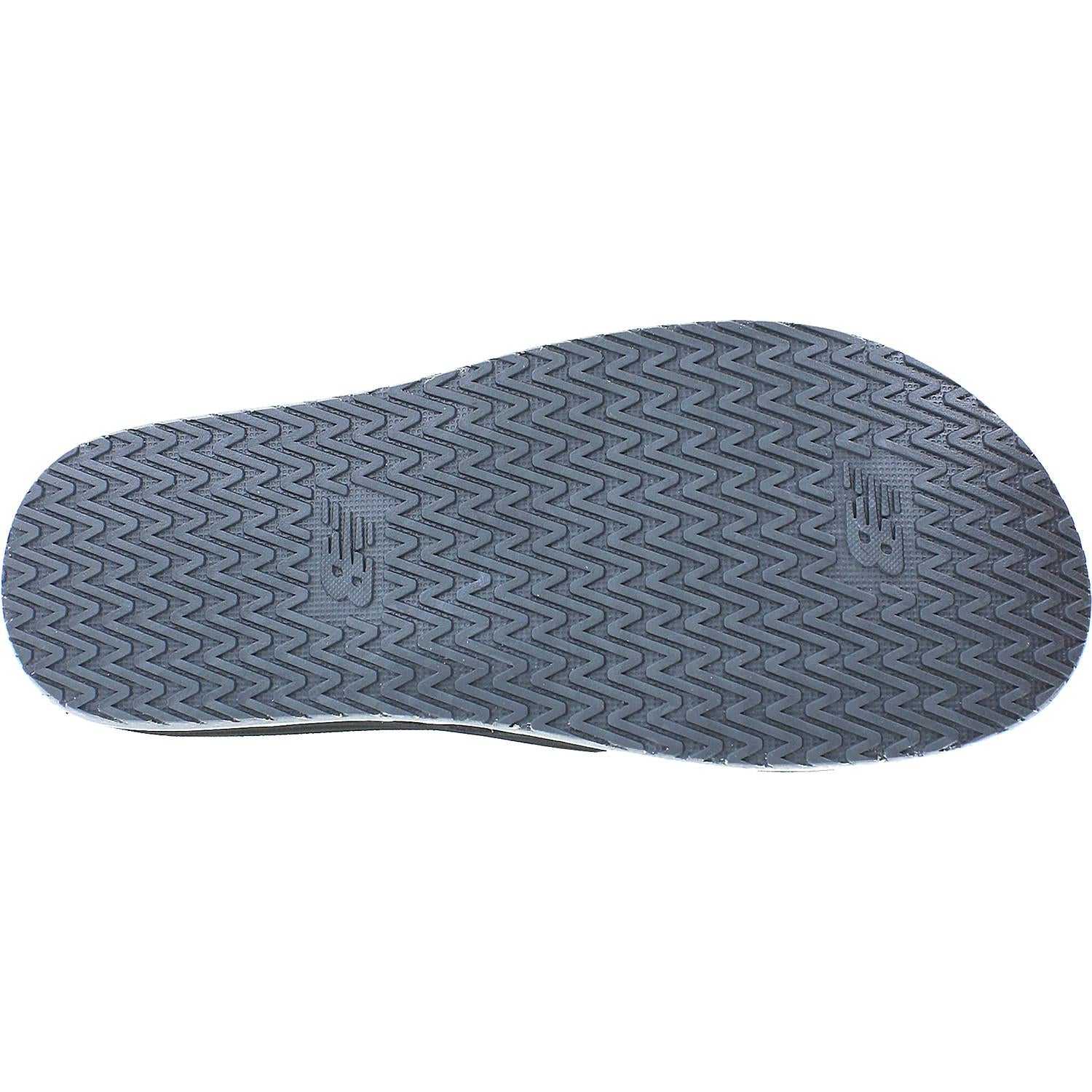 Mens New balance Men's New Balance M3080BGR PureAlign Recharge Slide Black/Grey Synthetic Black/Grey Synthetic