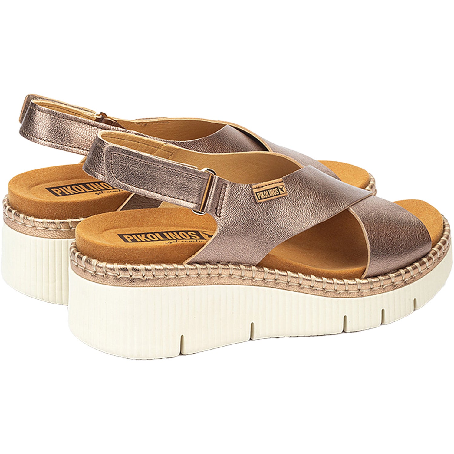 Womens Pikolinos Women's Pikolinos Gomera W0K-0606C1CL Stone Stone