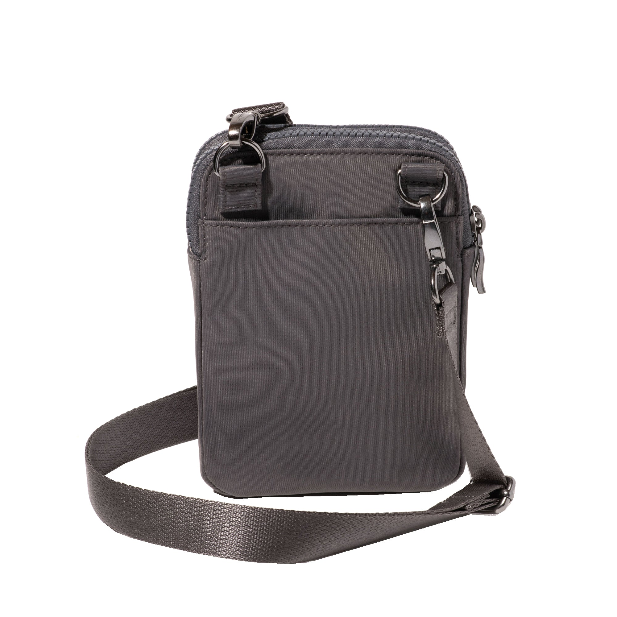 Womens Baggallini Baggallini Modern Take Two Rfid Crossbody Smoke Twill Smoke Twill