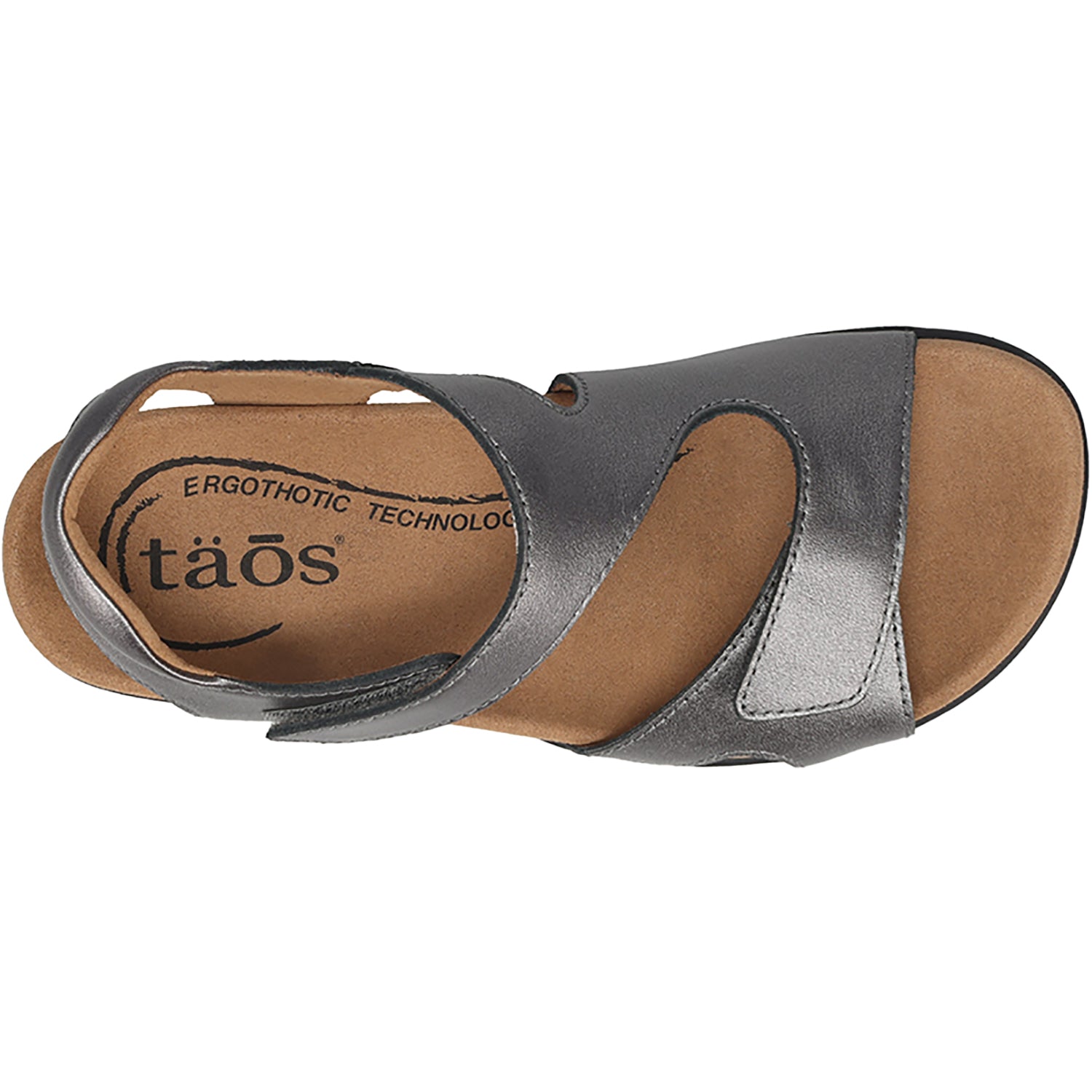 Womens Taos Women's Taos Serene Pewter Leather Pewter Leather