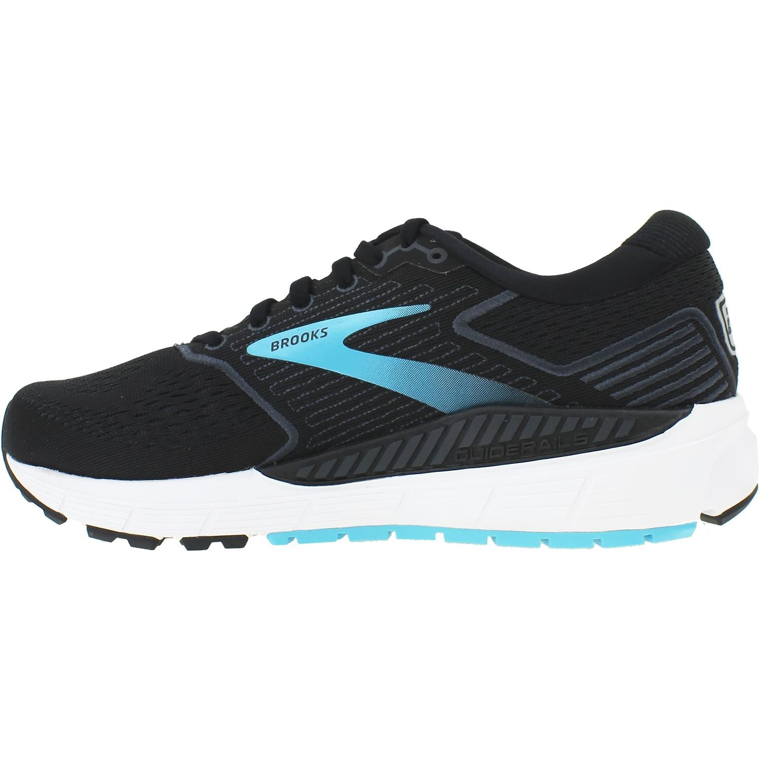 Womens Brooks Women's Brooks Ariel 20 Black/Ebony/Blue Mesh Black/Ebony/Blue Mesh