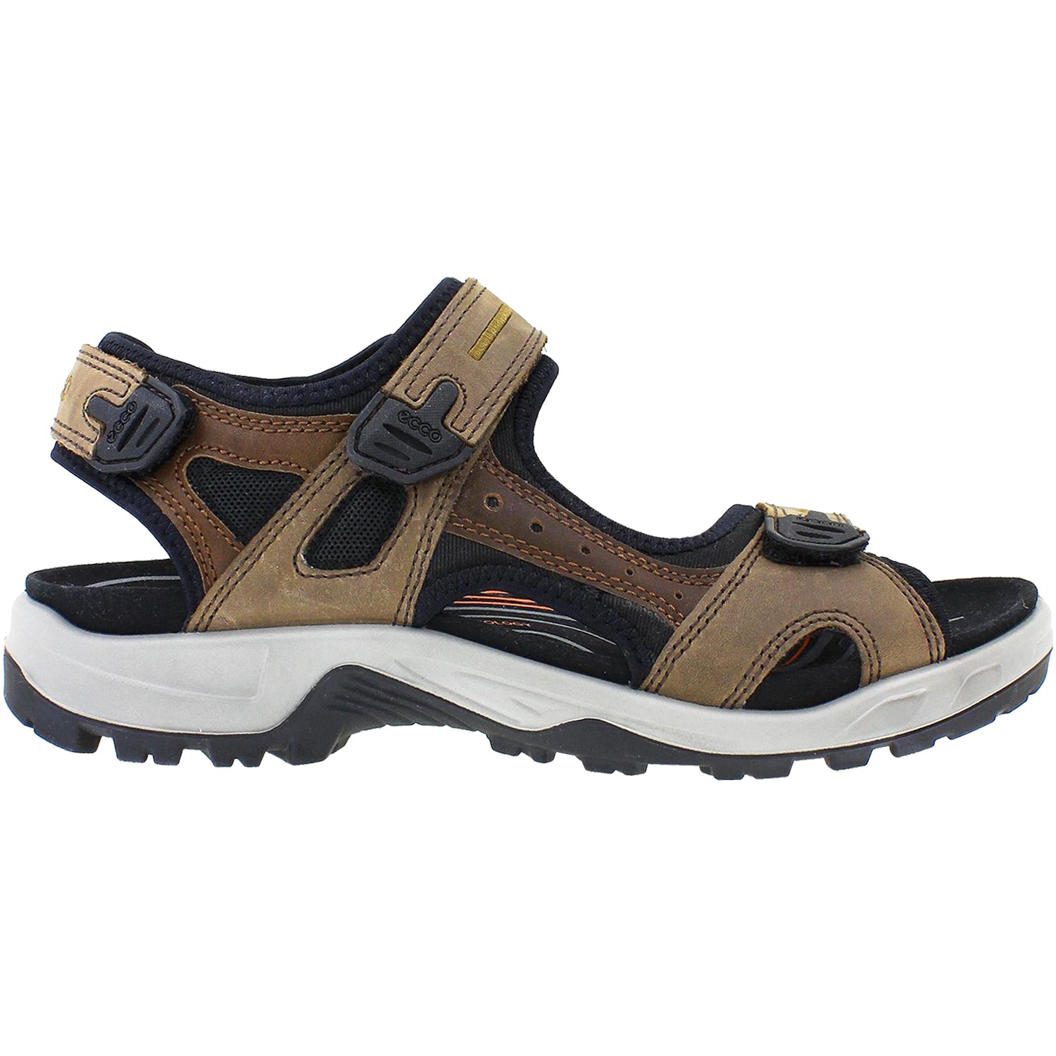 Mens Ecco Men's Ecco Yucatan Offroad Espresso/Cocoa/Black Nubuck/Leather Espresso/Cocoa/Black Nubuck/Leather