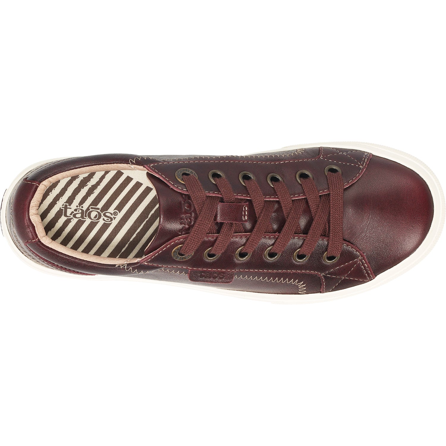 Womens Taos Women's Taos Plim Soul Lux Merlot Leather Merlot Leather
