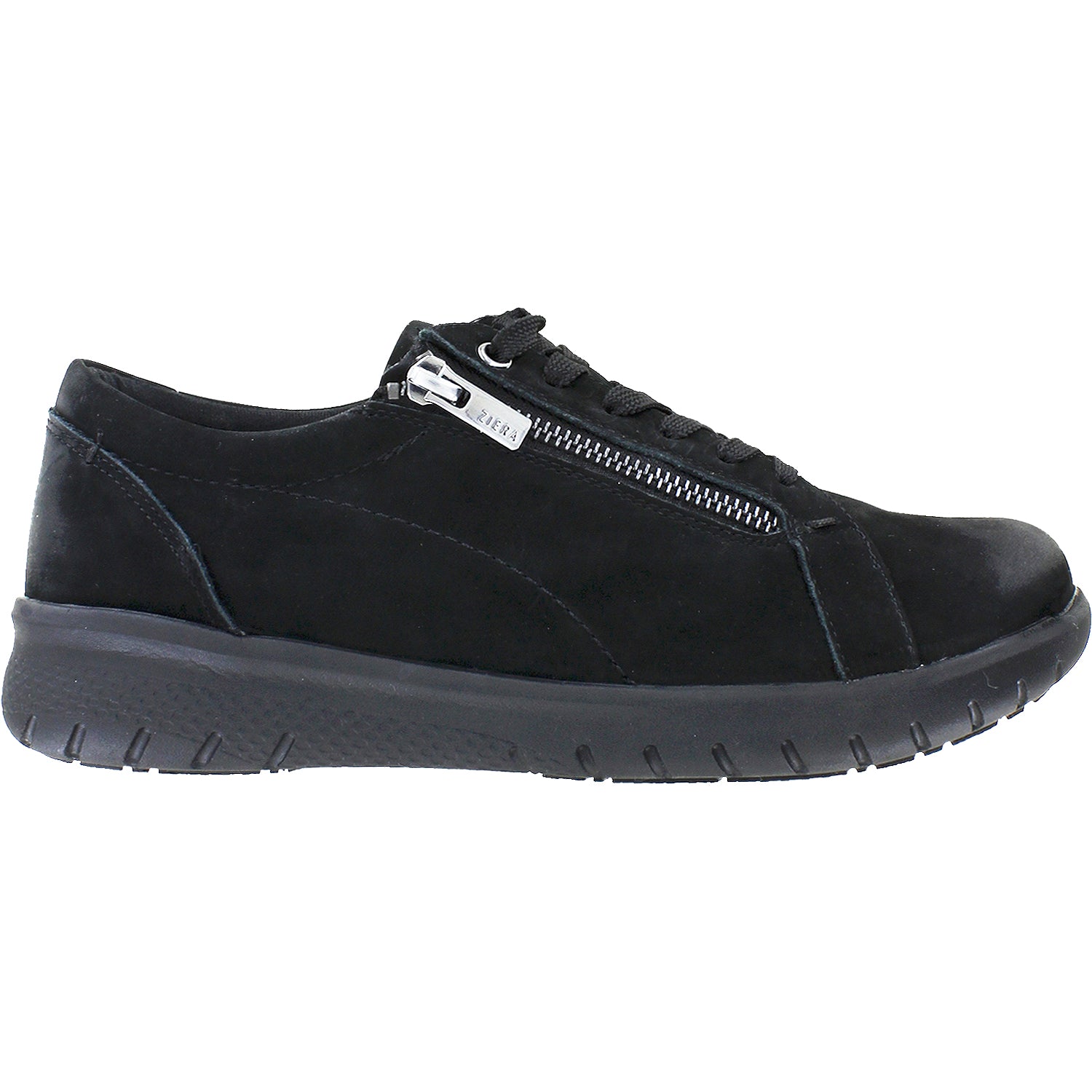 Womens Ziera Women's Ziera Solar Black Nubuck Black Nubuck