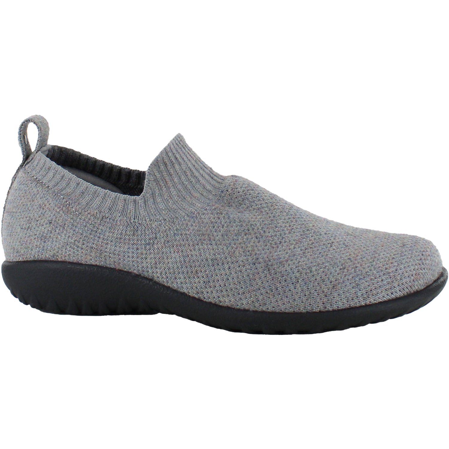 Womens Naot Women's Naot Nuku Grey/Black Knit Black/Grey