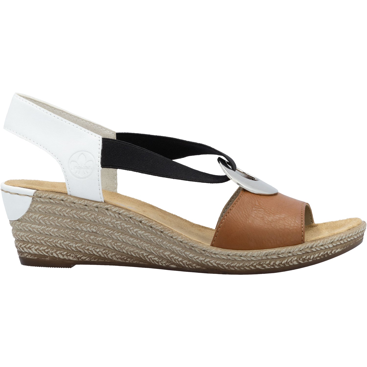 Womens Rieker Women's Rieker 624H6-24 Fanni H6 Cayenne/Weiss Synthetic Cayenne/Weiss Synthetic