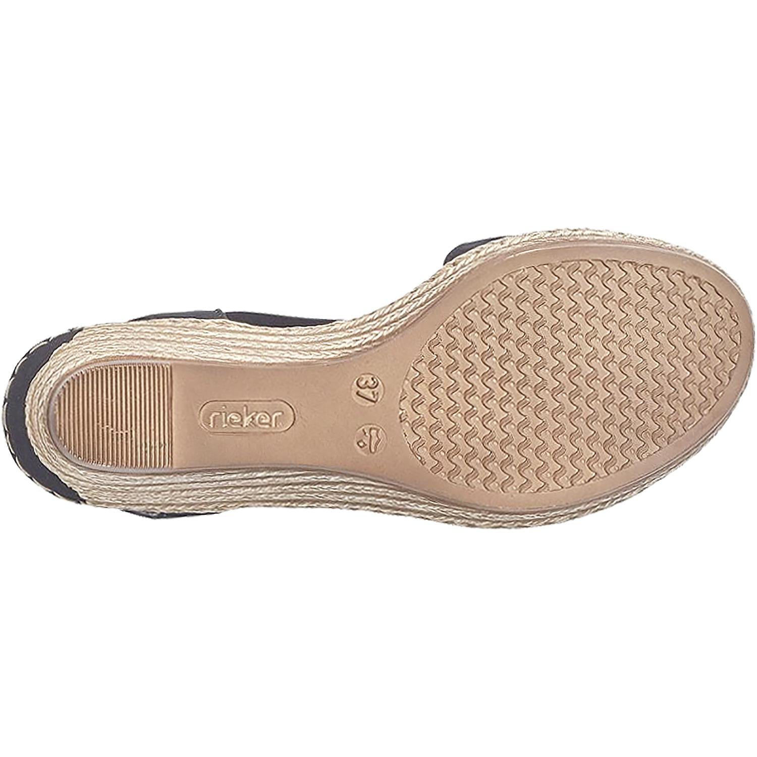 Womens Rieker Women's Rieker 624H6-00 Fanni H6 Black Marokko Synthetic Black Marokko Synthetic