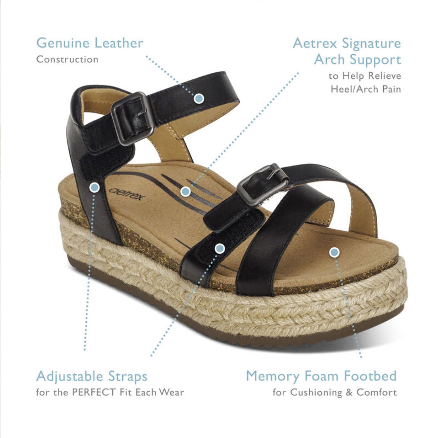 Womens Aetrex Women's Aetrex Paula Walnut Leather Walnut Leather