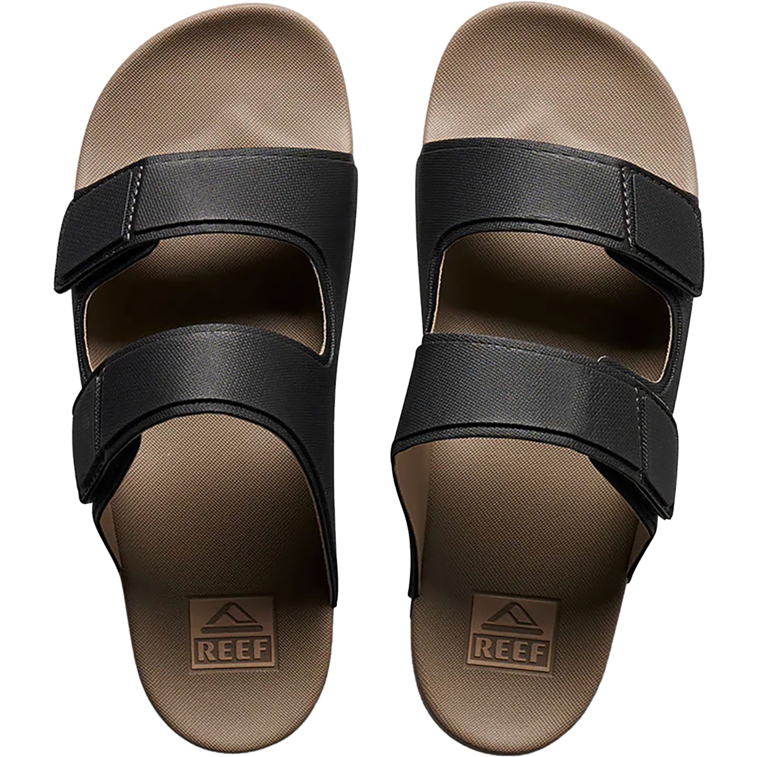 Mens Reef Men's Reef Cushion Tradewind Black/Fossil Synthetic Black/Fossil Synthetic