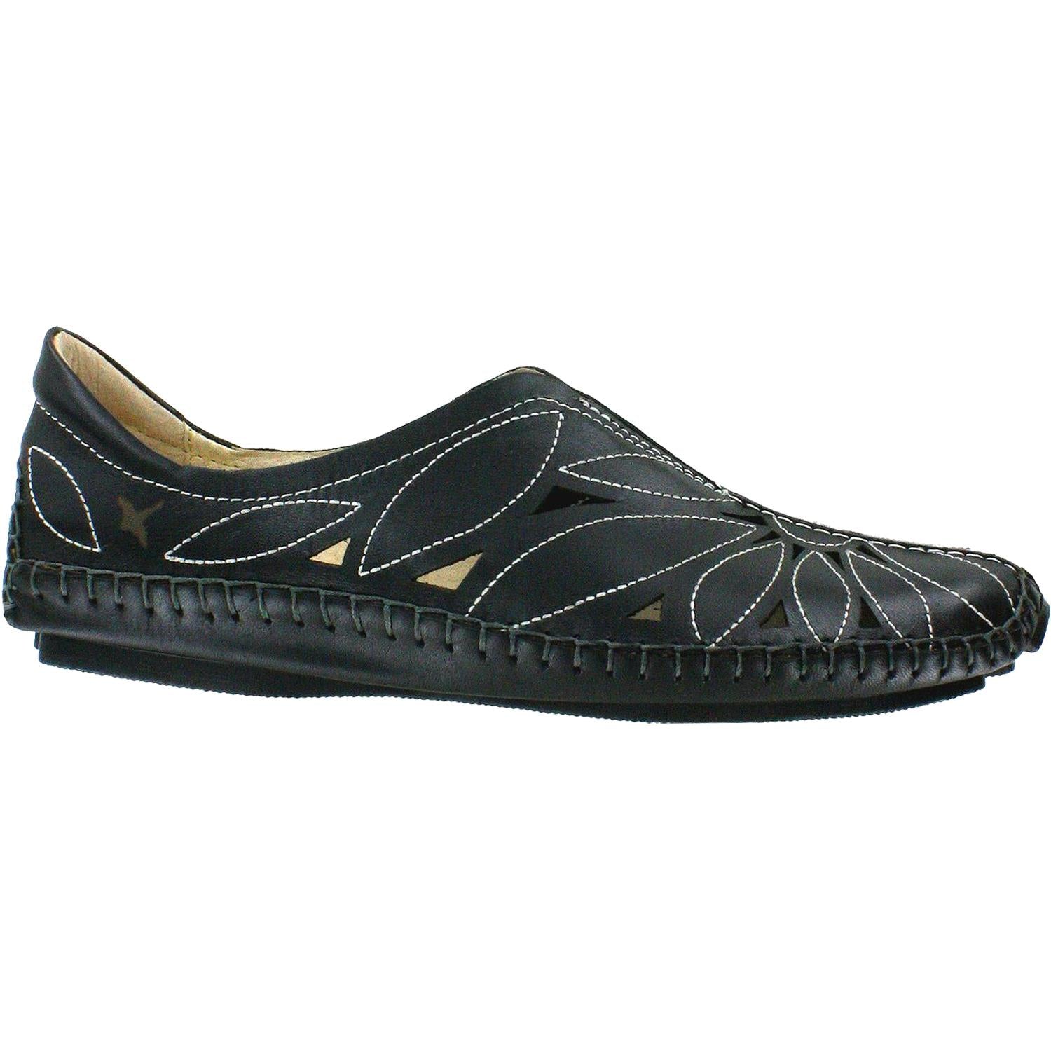 Womens Pikolinos Women's Pikolinos Jerez 578-7399 Black Leather Black Leather