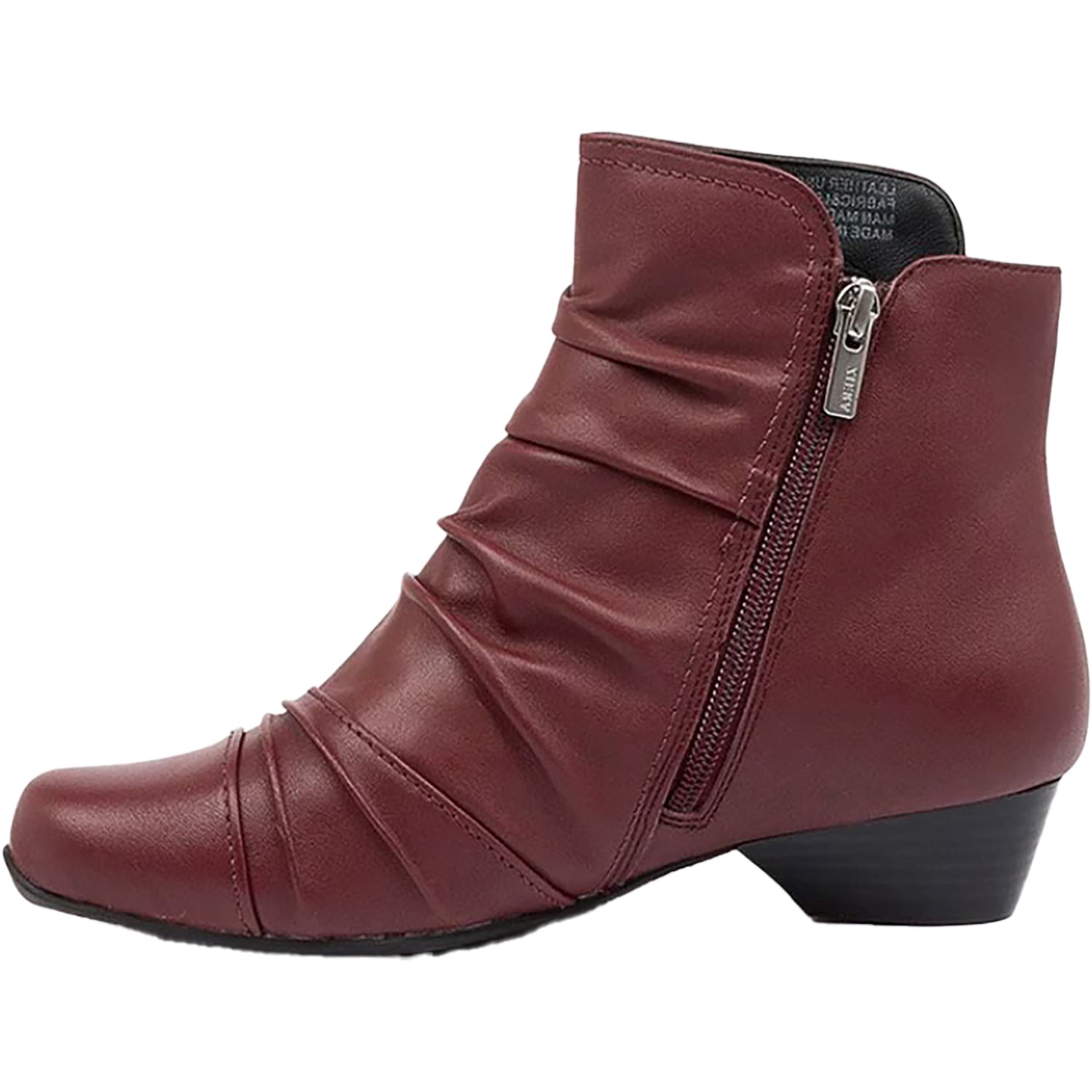 Womens Ziera Women's Ziera Camryn XW Red Leather Red Leather