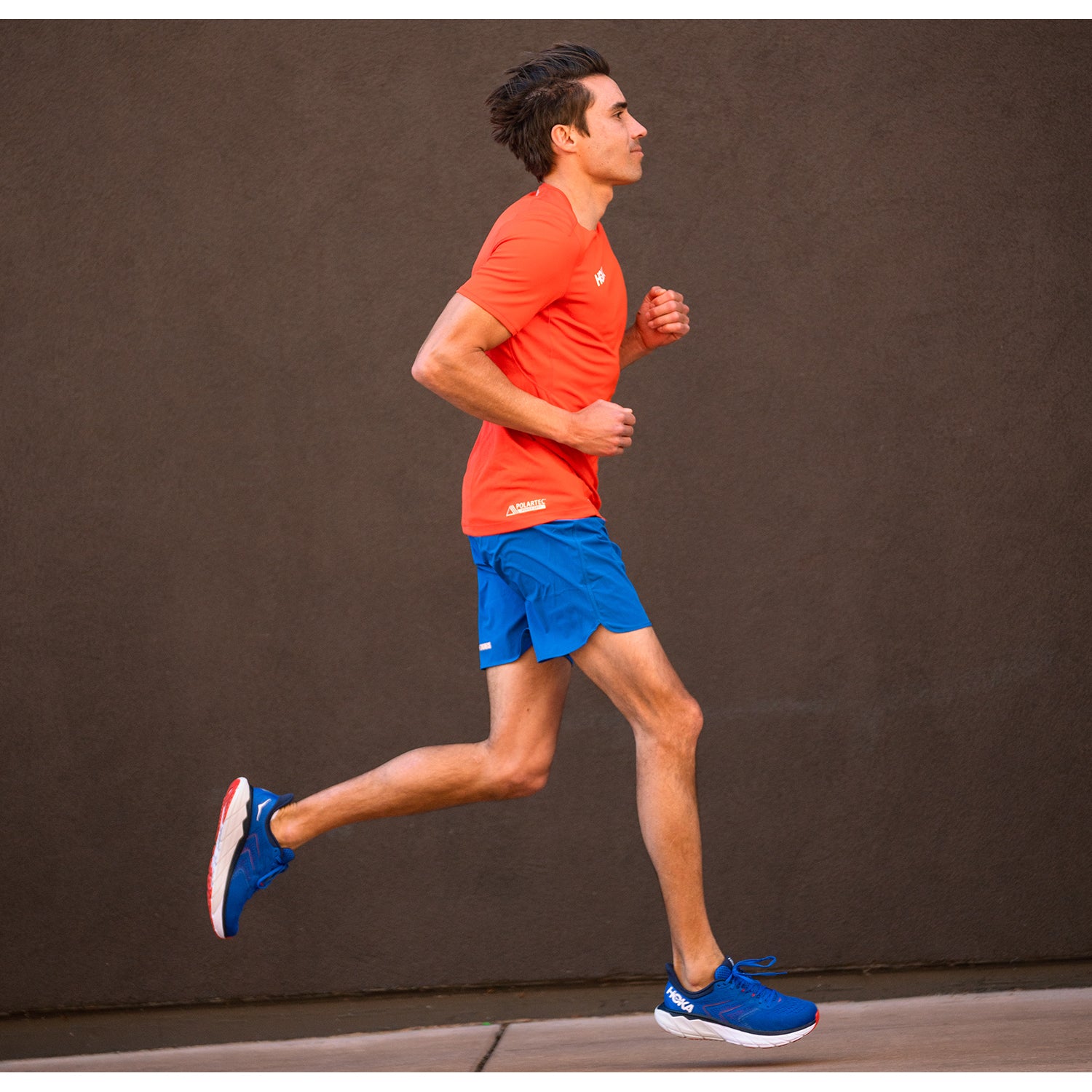 Mens Hoka one one Men's Hoka One One Arahi 5 Ombre Blue/Blue Fog Mesh Ombre Blue/Blue Fog Mesh