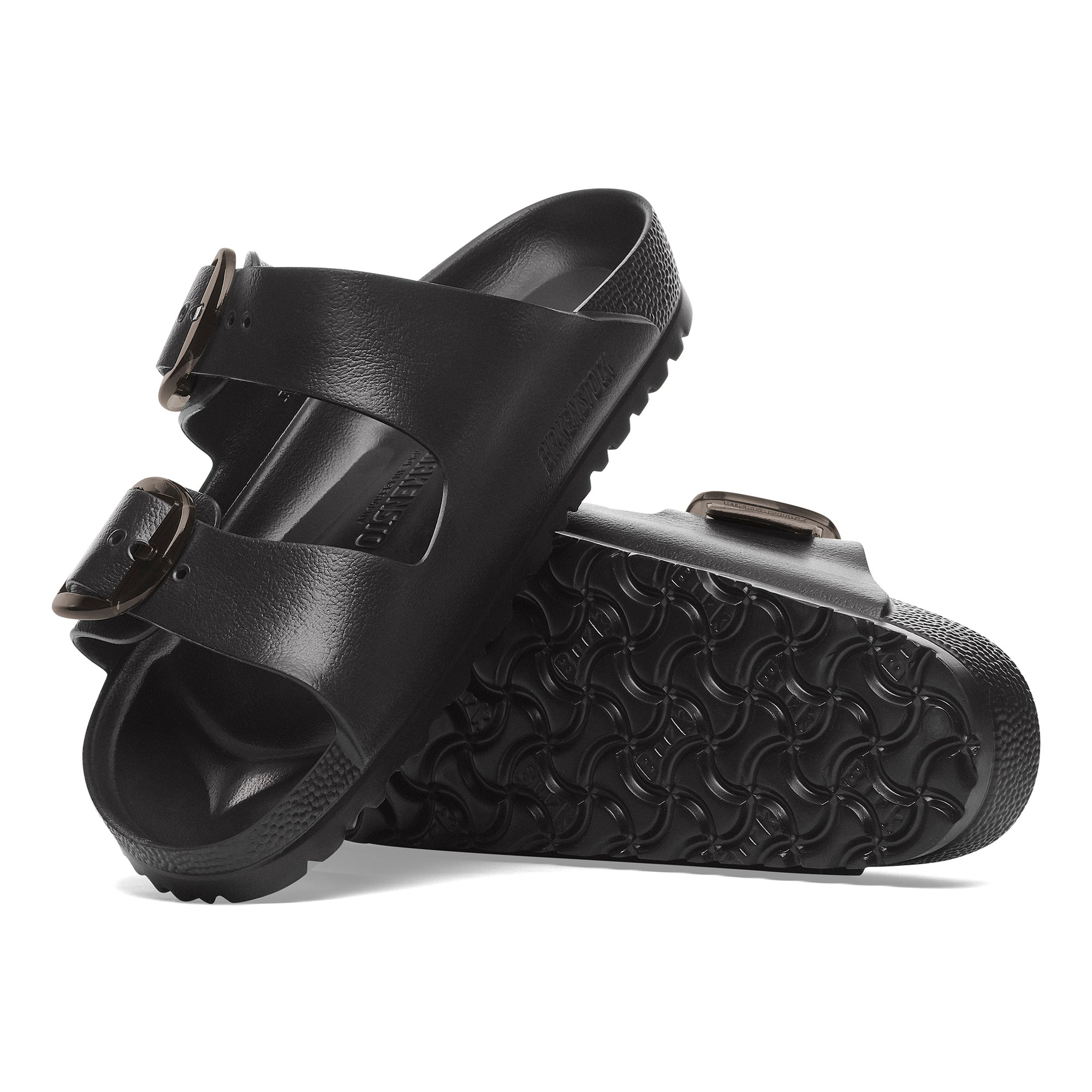Womens Birkenstock Women's Birkenstock Eva Arizona Big Buckle Black Black