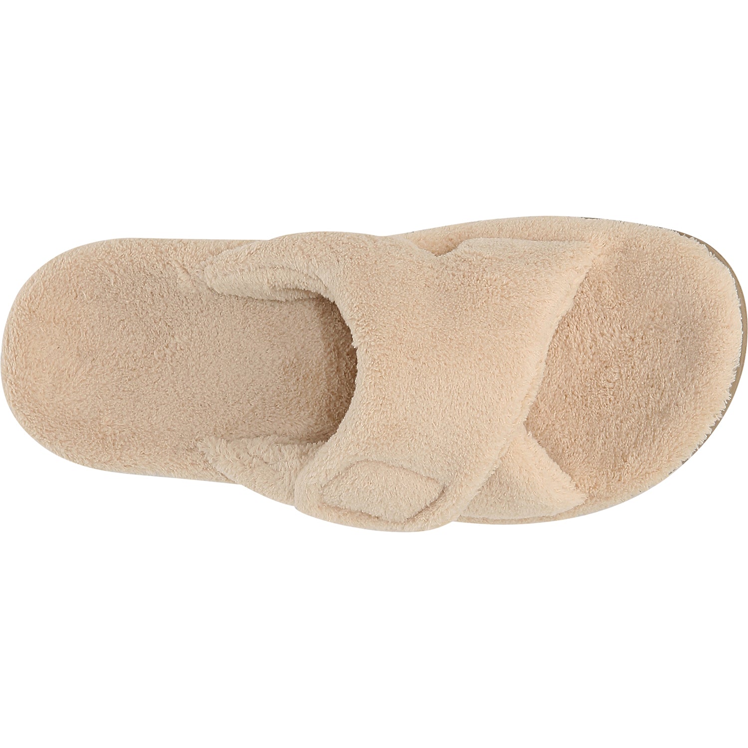 Womens Vionic Women's Vionic Relax Slippers Tan Terrycloth Tan Terrycloth