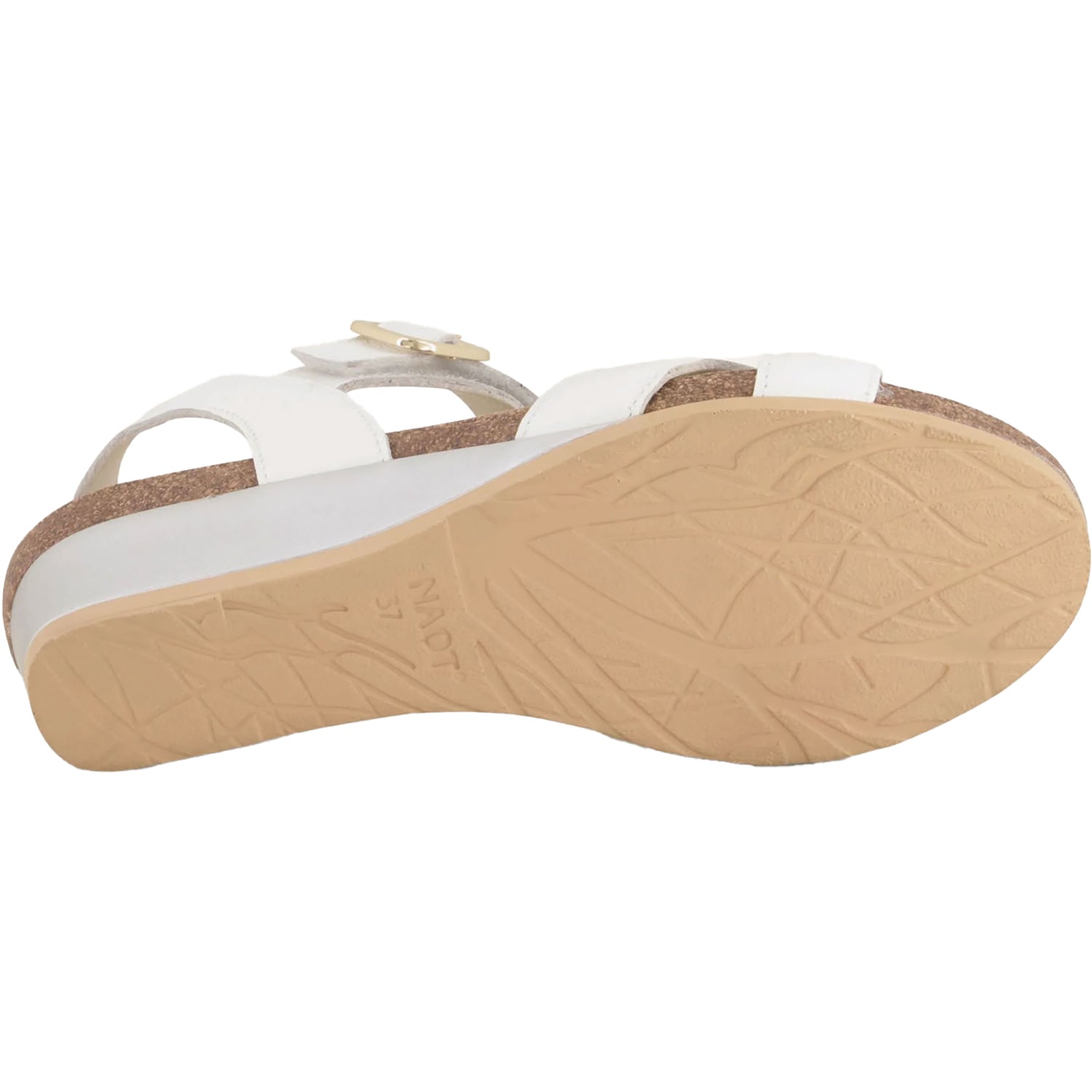 Womens Naot Women's Naot Throne Soft White Leather Soft White Leather