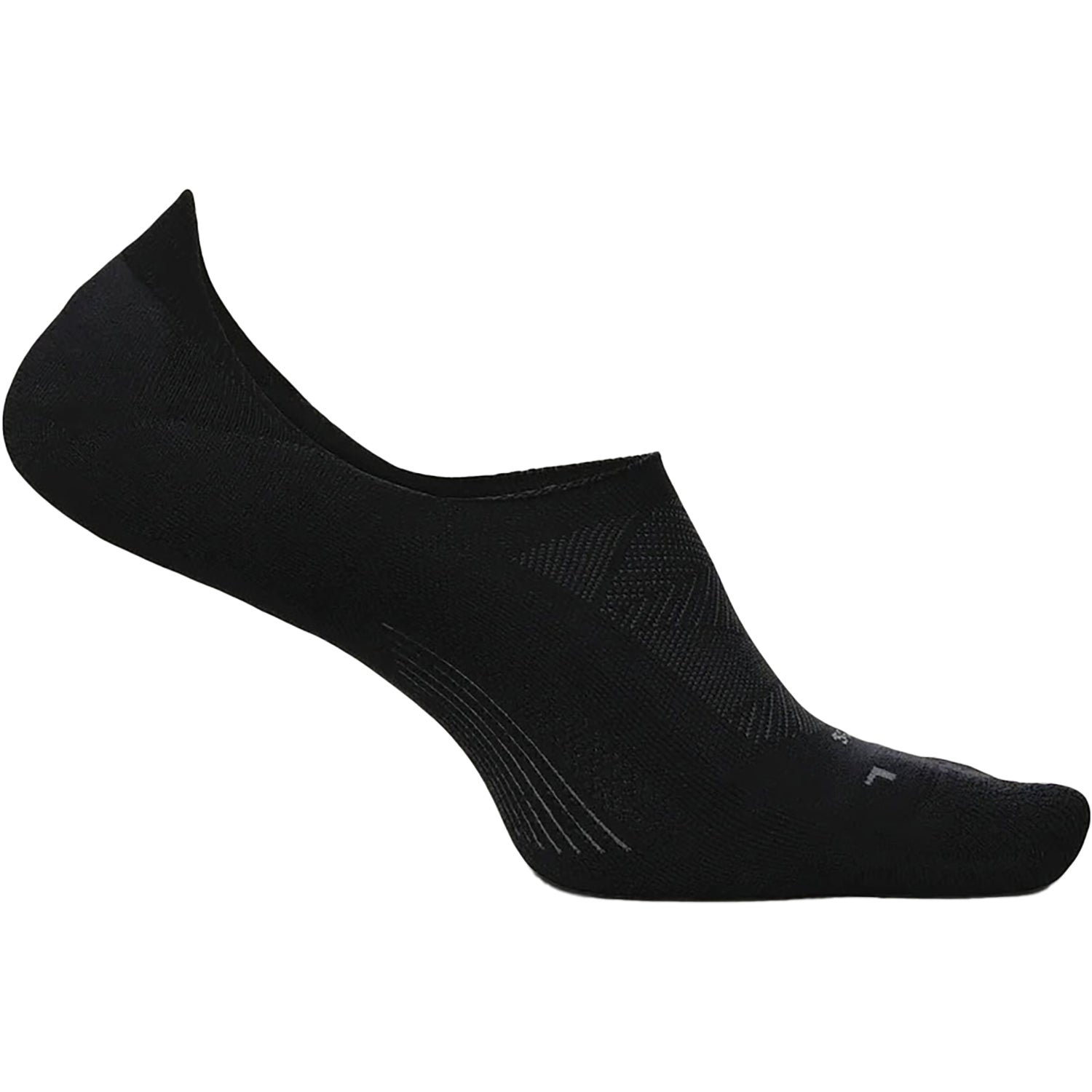 Unisex Feetures Unisex Feetures Elite Light Cushion Invisible Socks Black