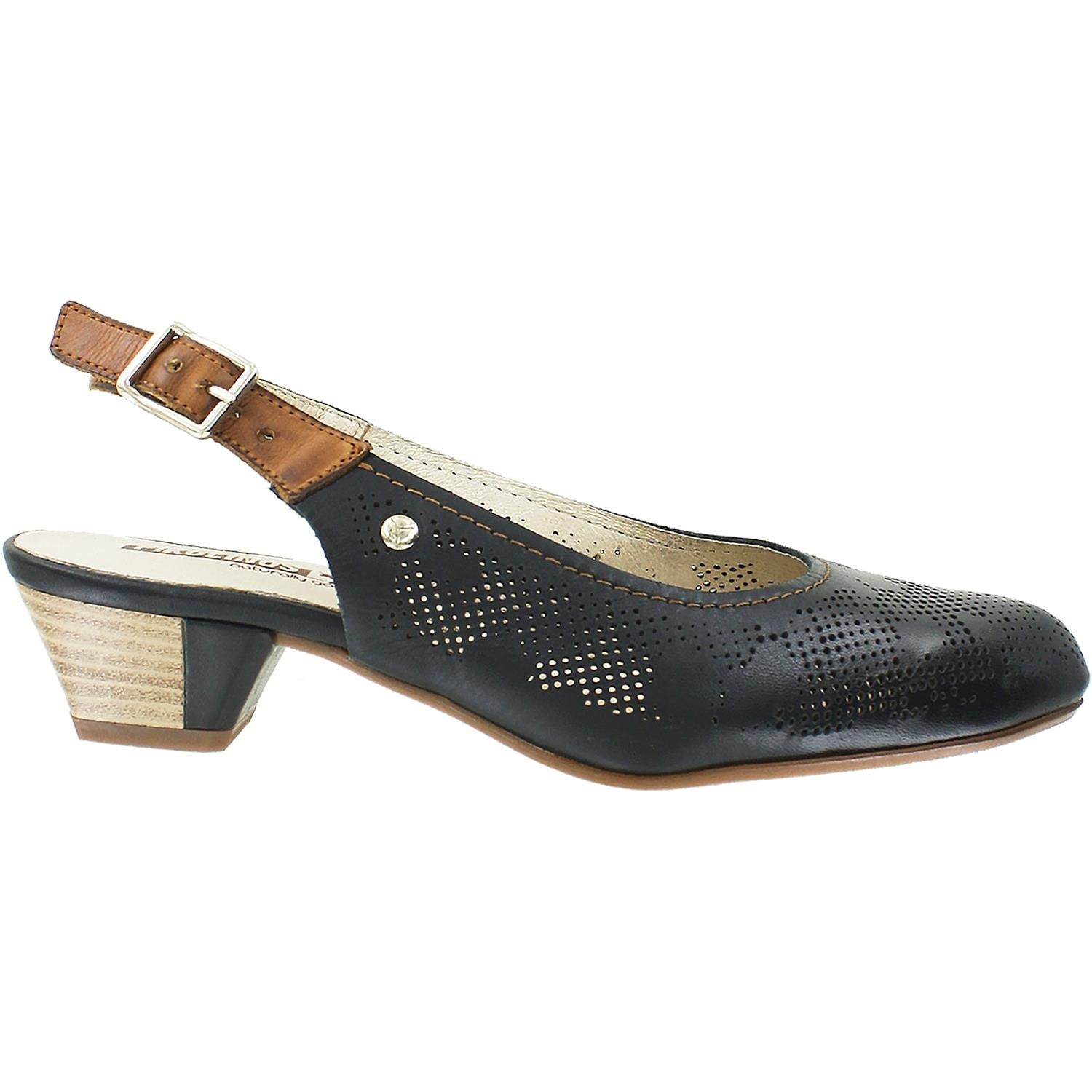 Womens Pikolinos Women's Pikolinos Elba W3M-5681 Black Leather Black Leather
