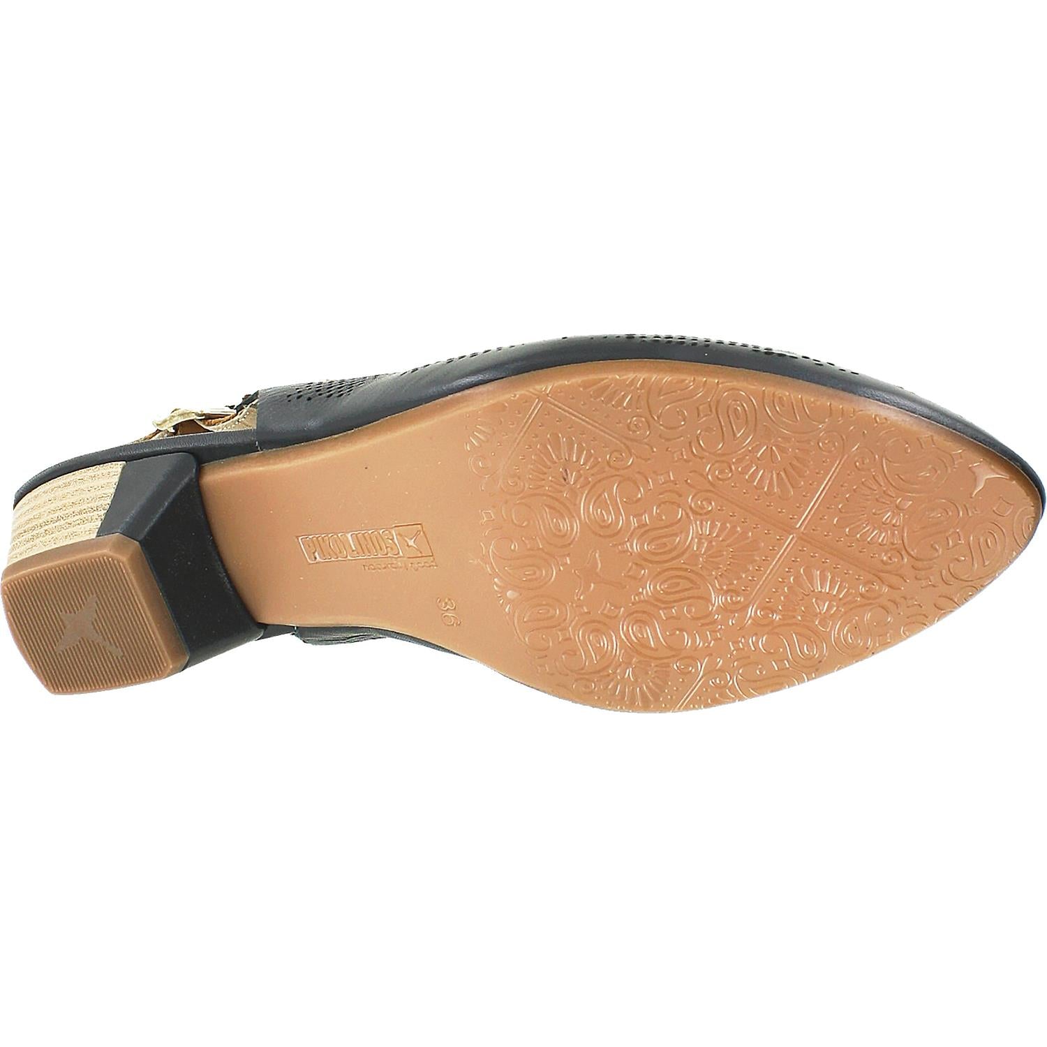 Womens Pikolinos Women's Pikolinos Elba W3M-5681 Black Leather Black Leather
