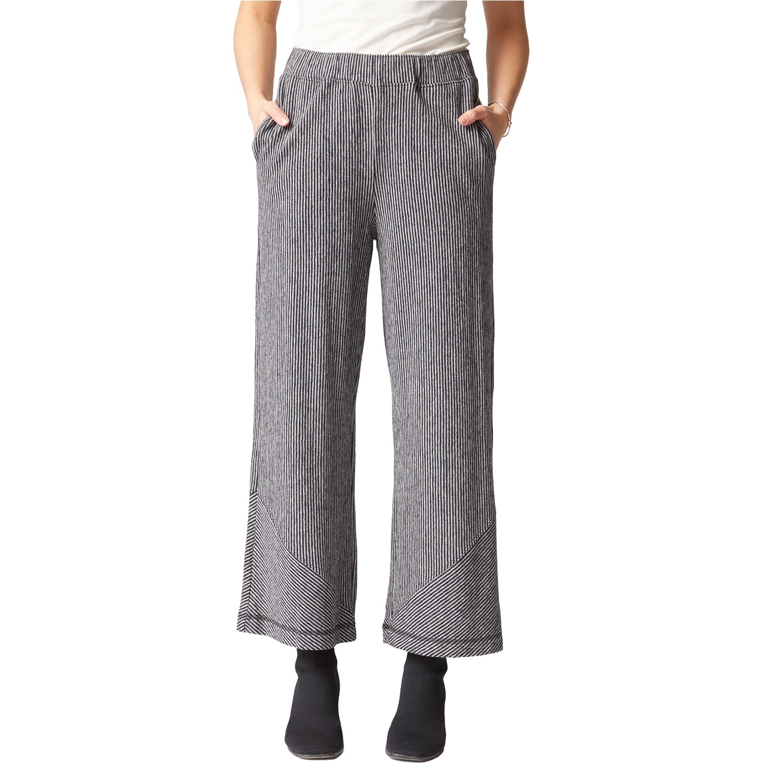 Womens Habitat Women's Habitat Pasadena Stripe Veranda Pant Black Black