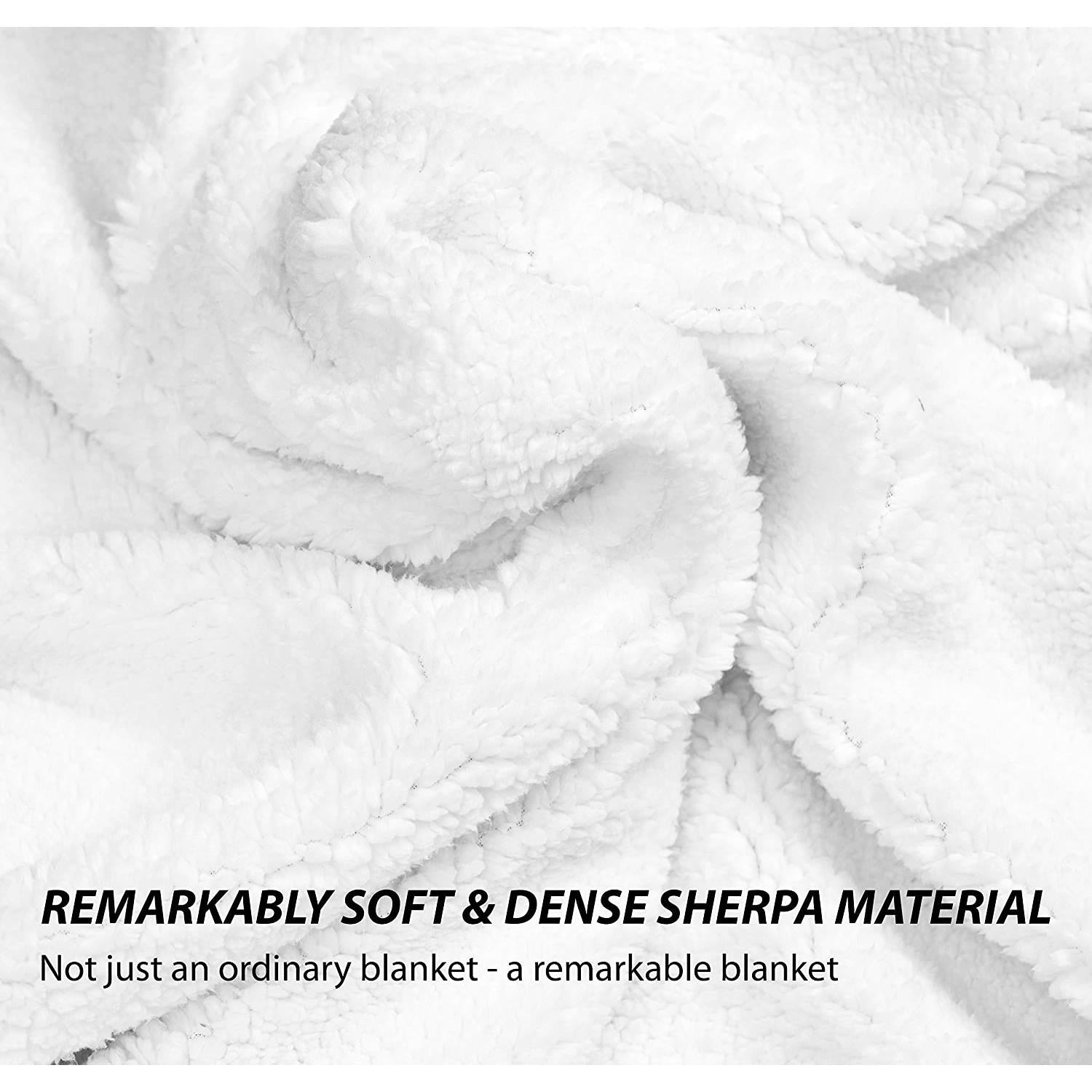Unisex Genteele blankets Unisex Genteele Sherpa Throw Blanket Glowing Red Glowing Red