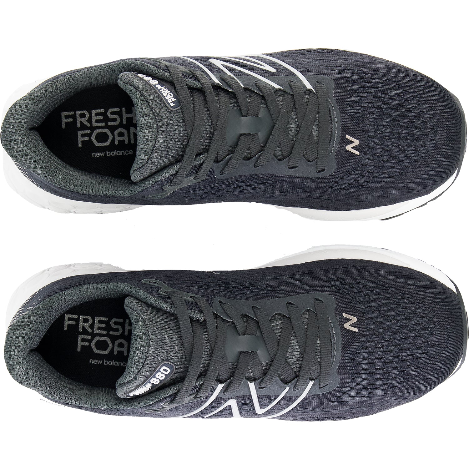 Womens New balance Women's New Balance W880K13 Fresh Foam X Blacktop/Black/Silver Metallic Mesh Blacktop/Black/Silver Metallic Mesh