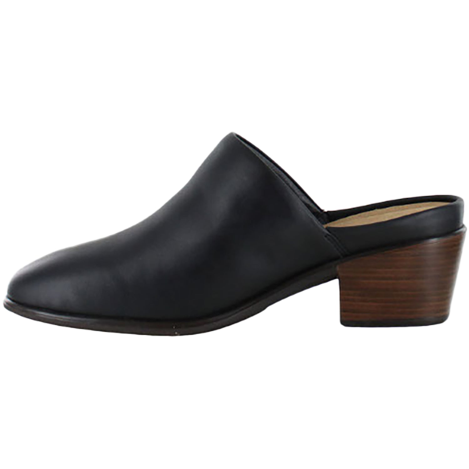 Womens Naot Women's Naot Dedicate Jet Black Leather Jet Black