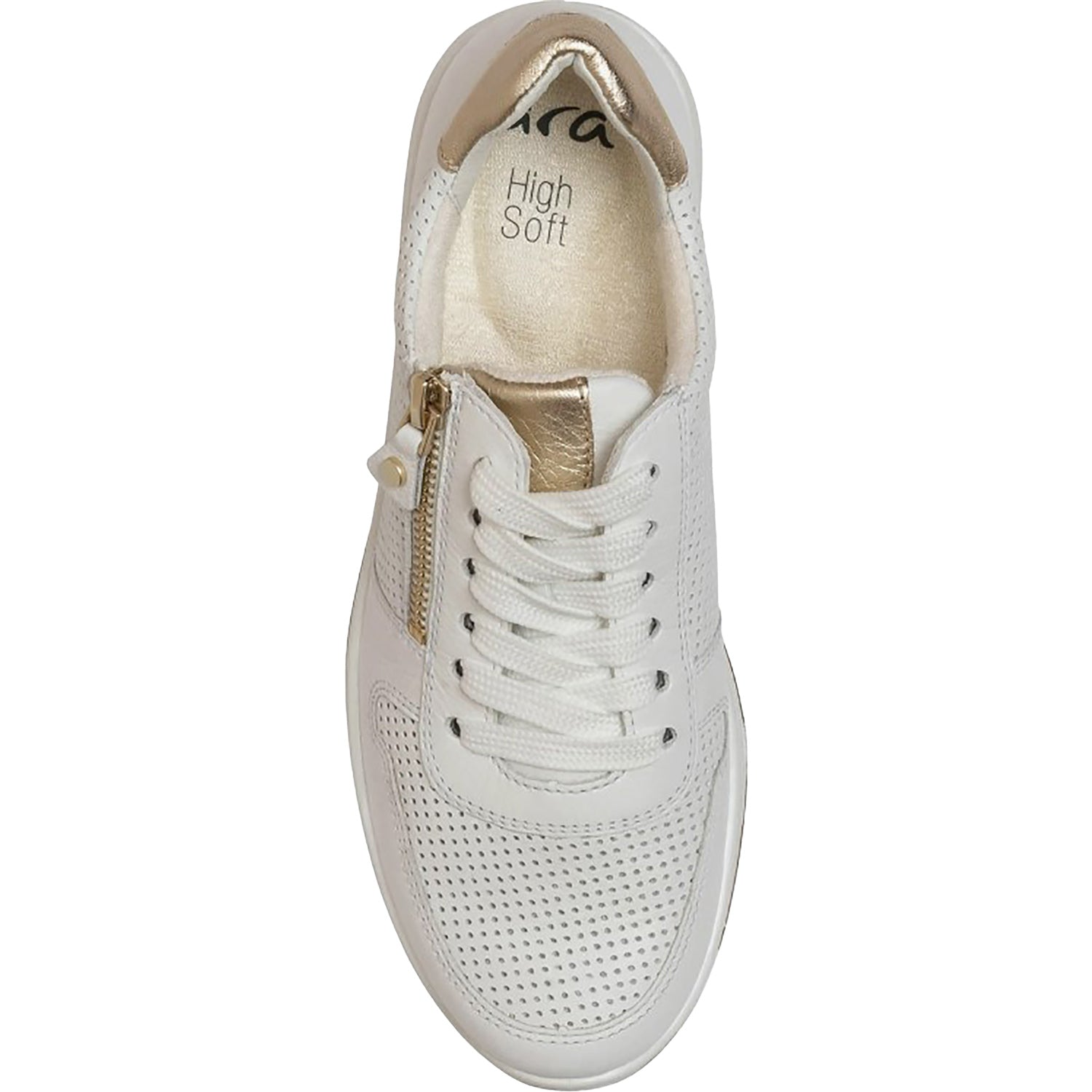 Womens Ara shoes Women's Ara Opal White Calf Leather White Calf Leather