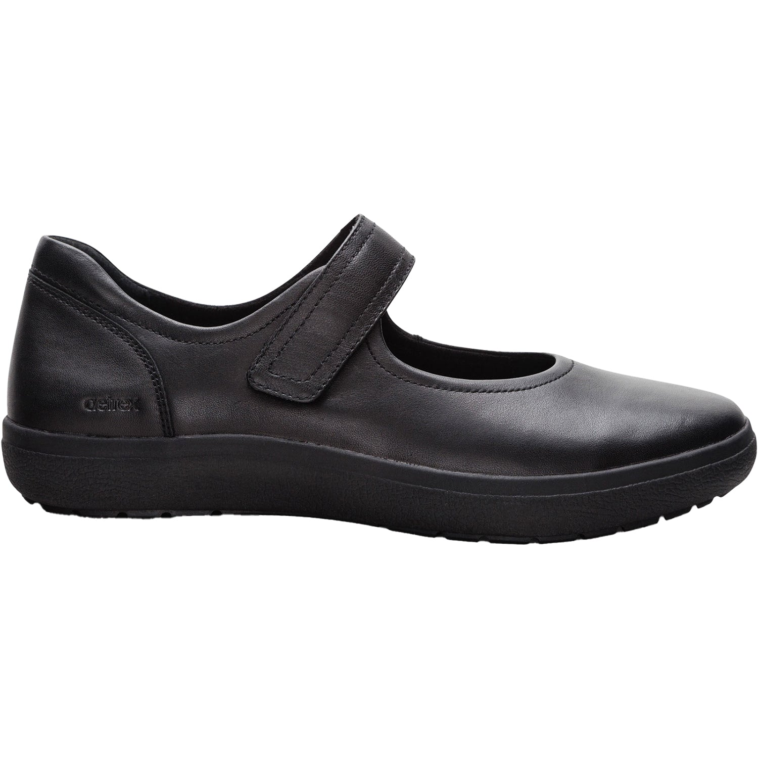 Womens Aetrex Women's Aetrex Erica Black Leather Black Leather
