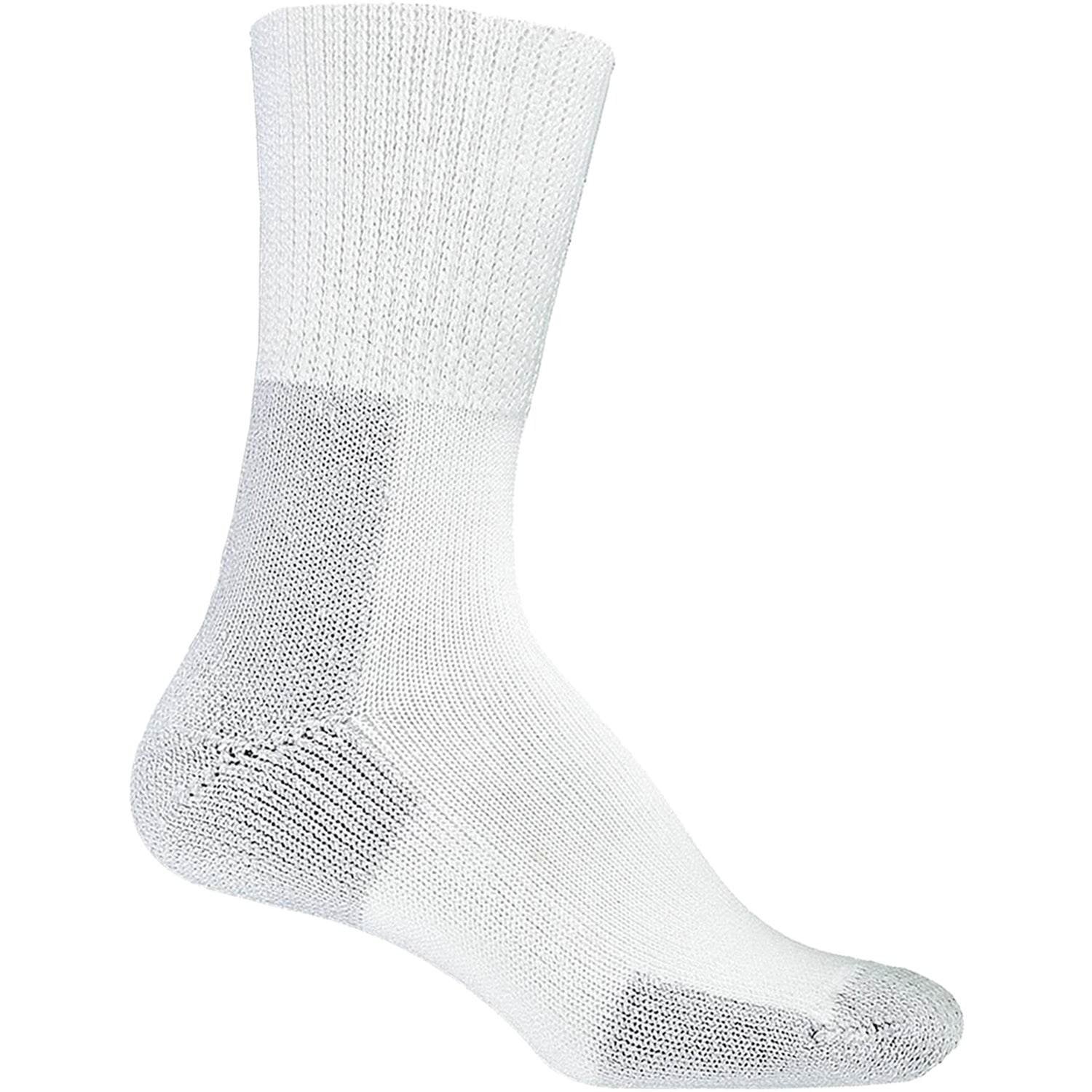Unisex Thorlos Unisex Thorlo XJ Running Maximum Cushion Crew Socks White/Platinum White/Platinum