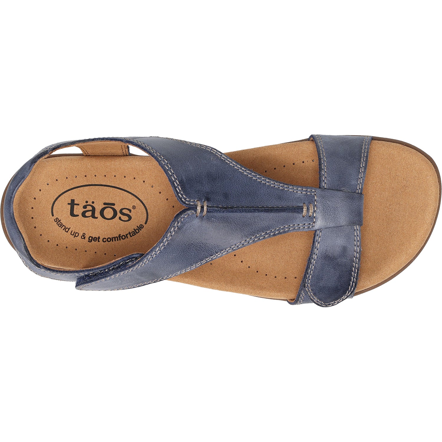 Womens Taos Women's Taos The Show Dark Blue Leather Dark Blue Leather