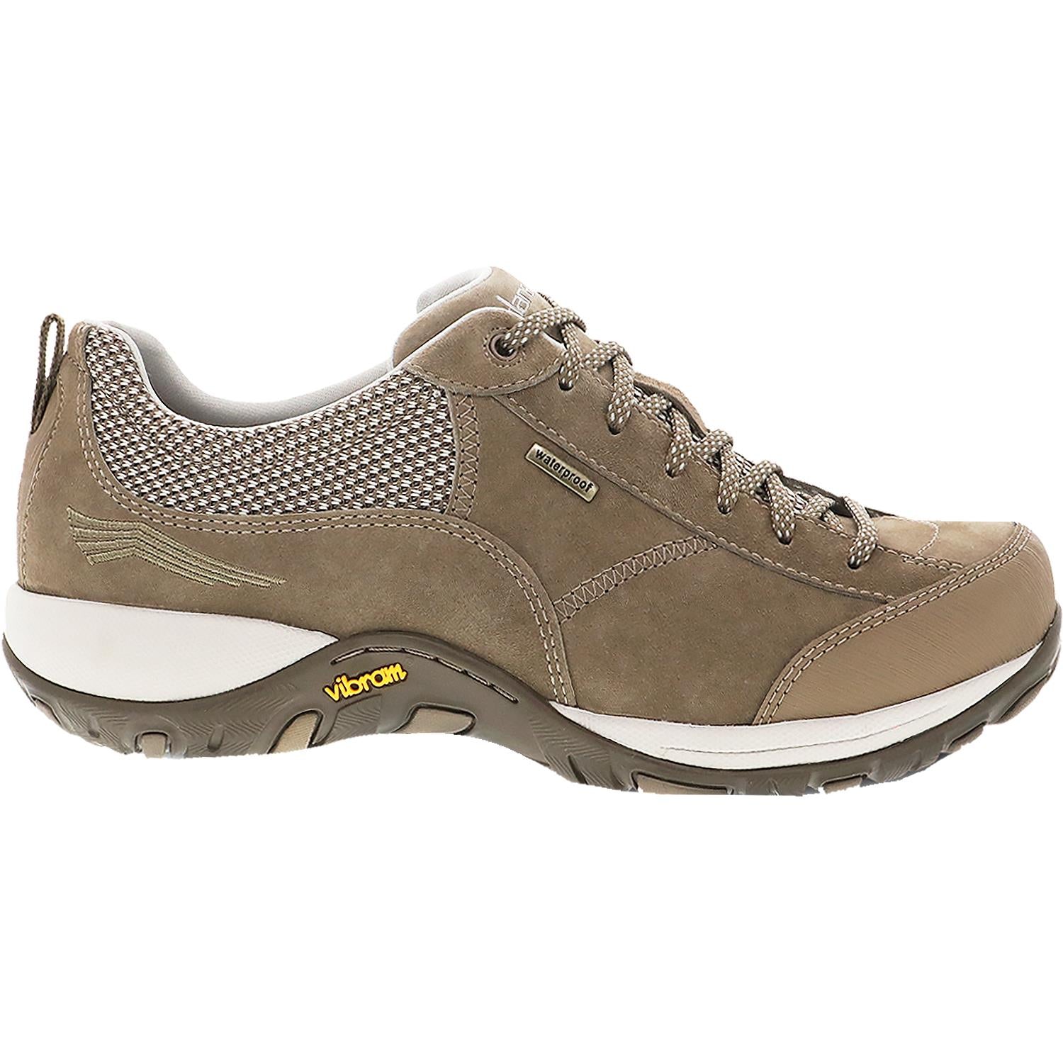 Womens Dansko Women's Dansko Paisley - Waterproof Walnut Suede Walnut Suede