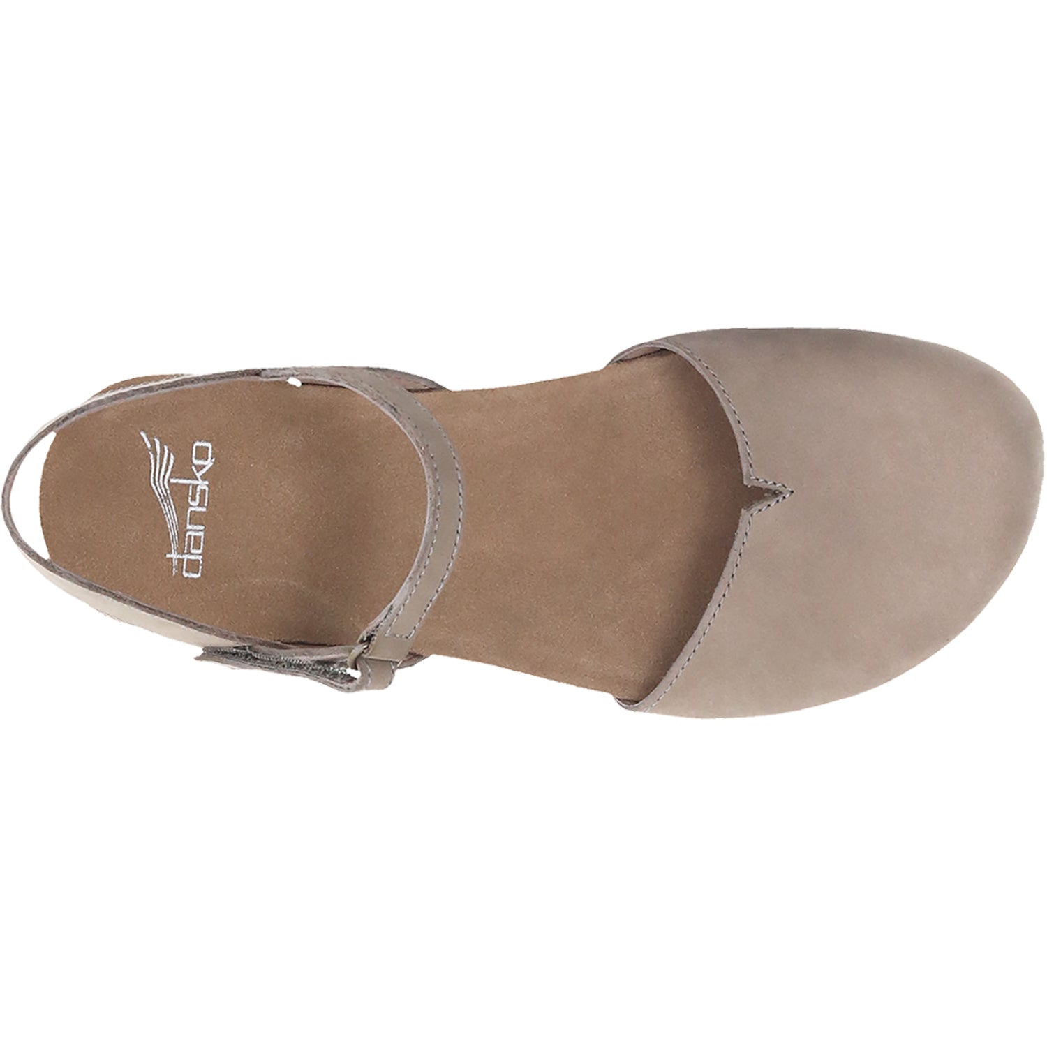 Womens Dansko Women's Dansko Rowan Taupe Milled Nubuck Taupe Milled Nubuck
